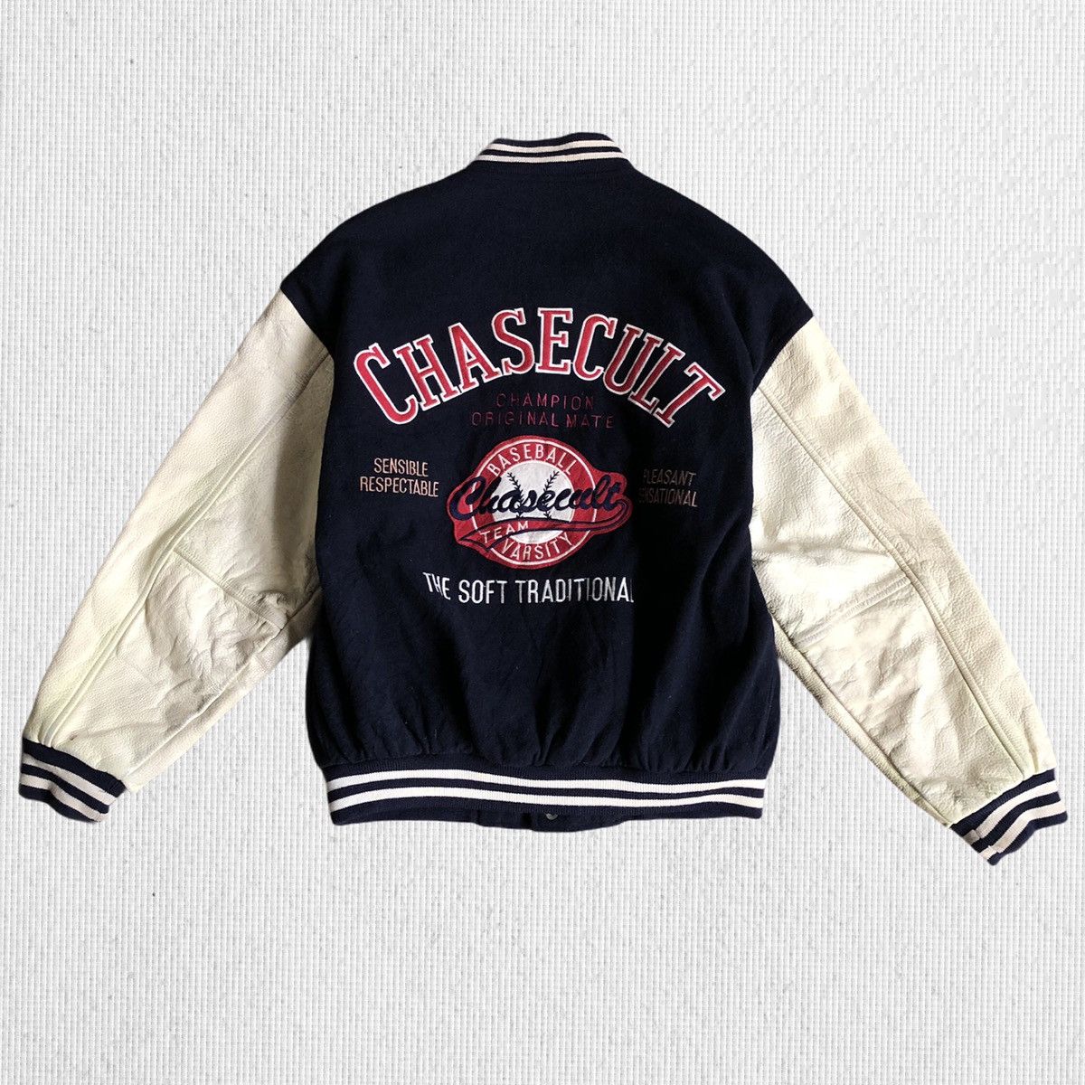 Vintage Vintage Chasecult Baseball Team Varsity Jacket Size US M / EU 48-50 / 2 - 1 Thumbnail