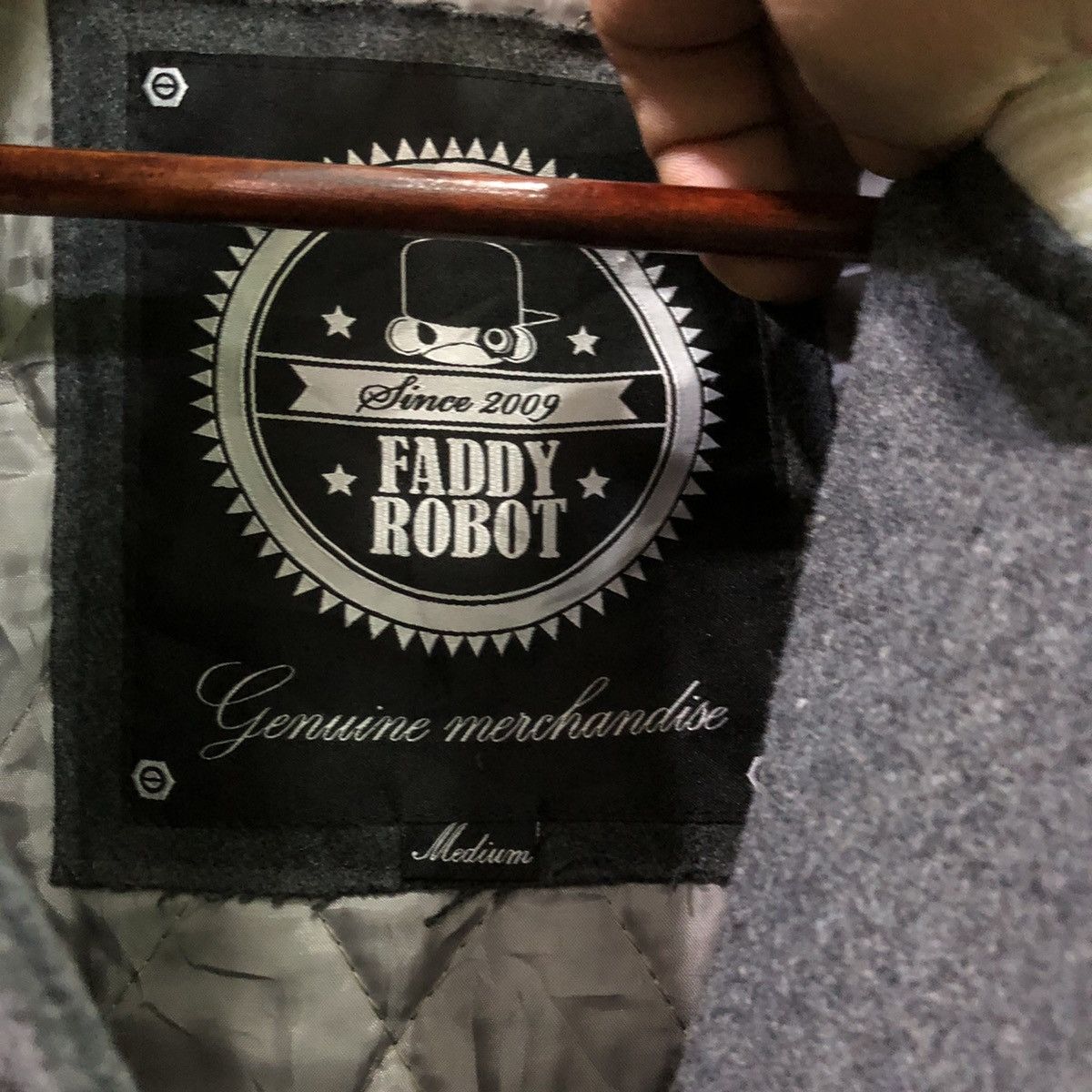 Vintage Vintage Faddy Robot Genuine Merchandise Varsity Jacket Size US M / EU 48-50 / 2 - 6 Thumbnail