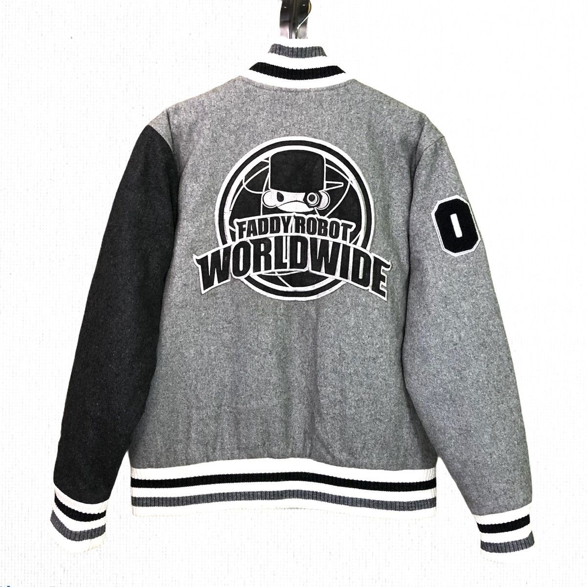 Vintage Vintage Faddy Robot Genuine Merchandise Varsity Jacket Size US M / EU 48-50 / 2 - 1 Thumbnail