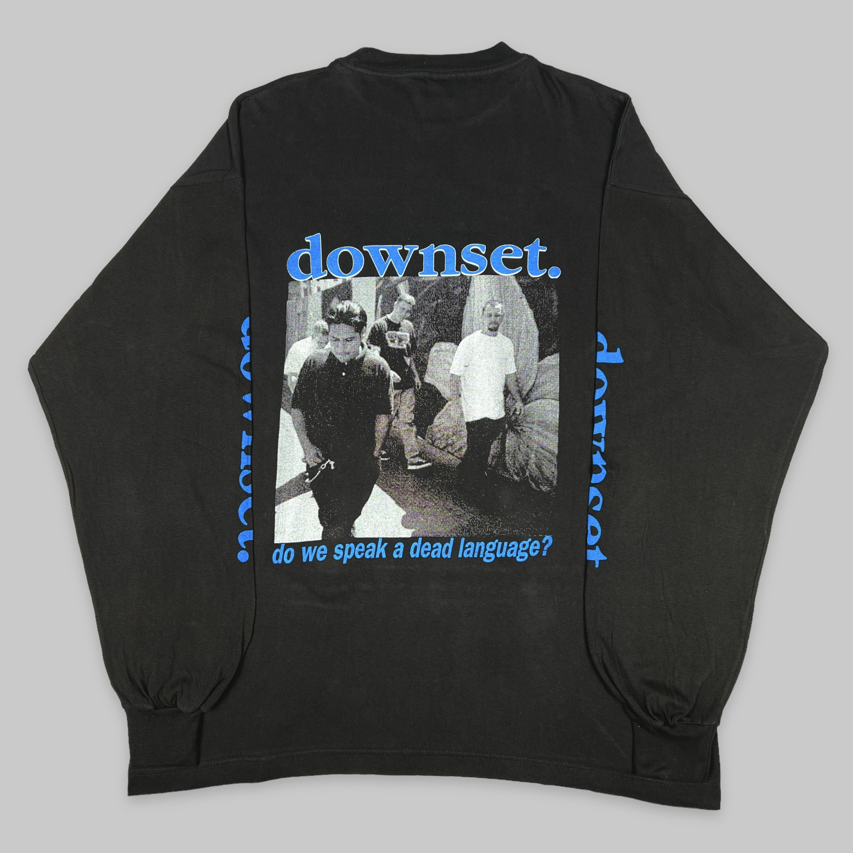 Band Tees Vintage 90s Downset ‘Do We Speak a Dead Language?‘ LS Shirt Size US XL / EU 56 / 4 - 3 Thumbnail