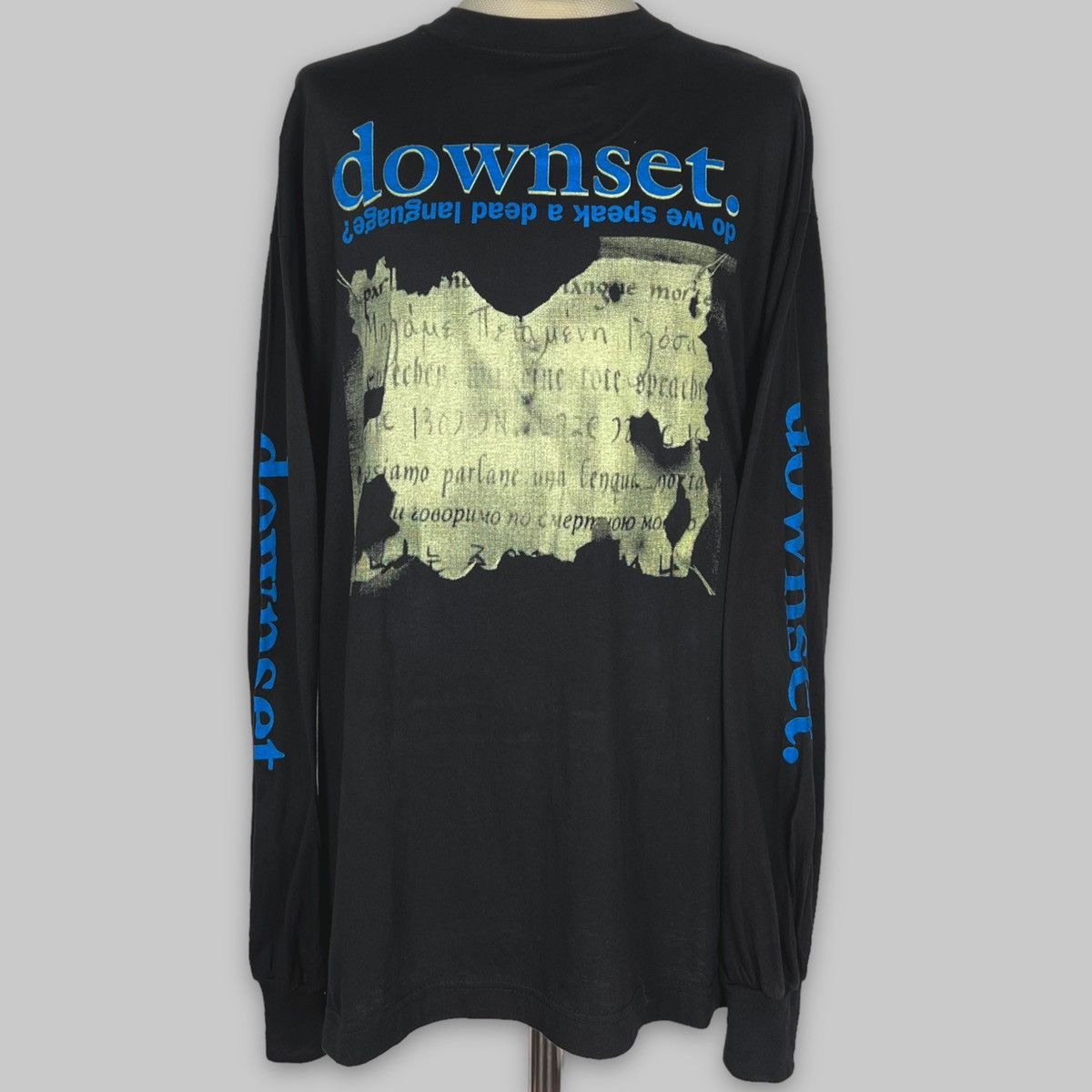 Band Tees Vintage 90s Downset ‘Do We Speak a Dead Language?‘ LS Shirt Size US XL / EU 56 / 4 - 1 Thumbnail