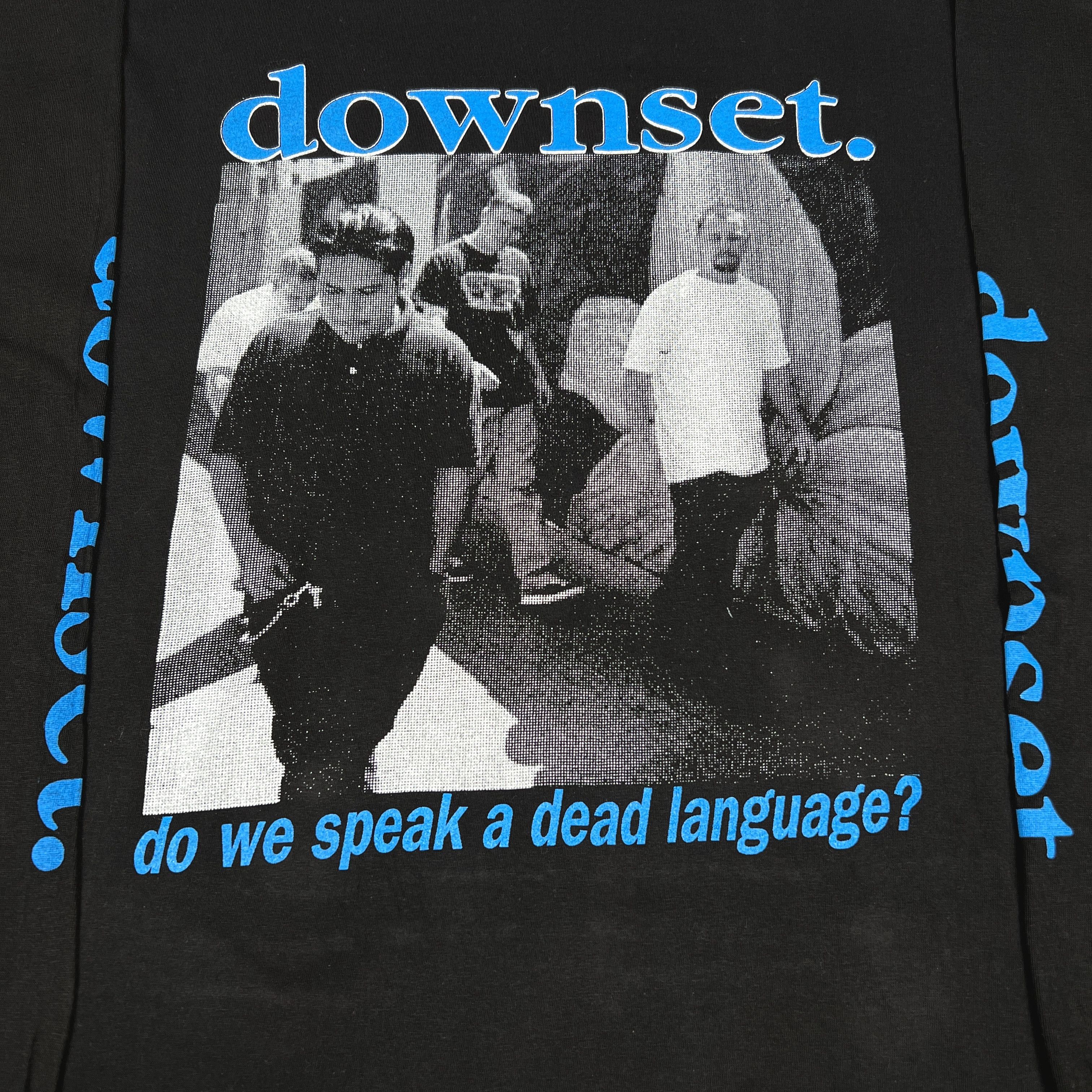 Band Tees Vintage 90s Downset ‘Do We Speak a Dead Language?‘ LS Shirt Size US XL / EU 56 / 4 - 8 Thumbnail