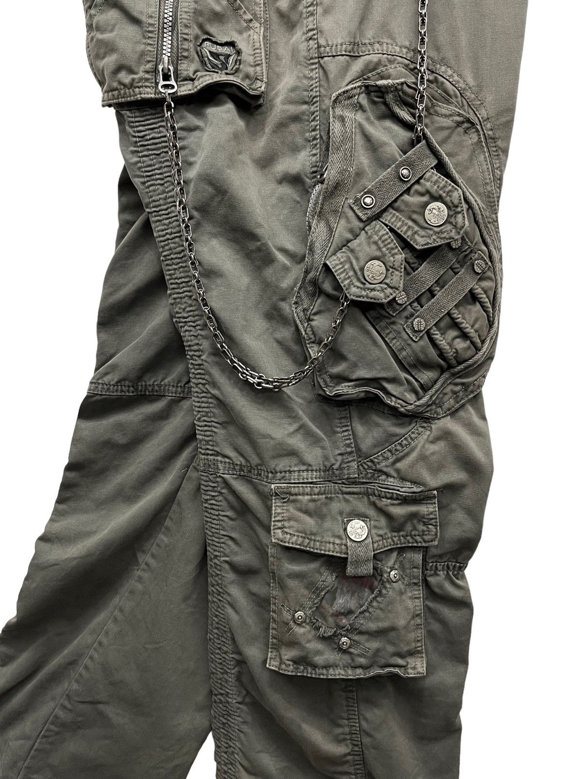 🔥FYE🔥FUSAI Japan Bondage Insane Multipocket Cargo Pants