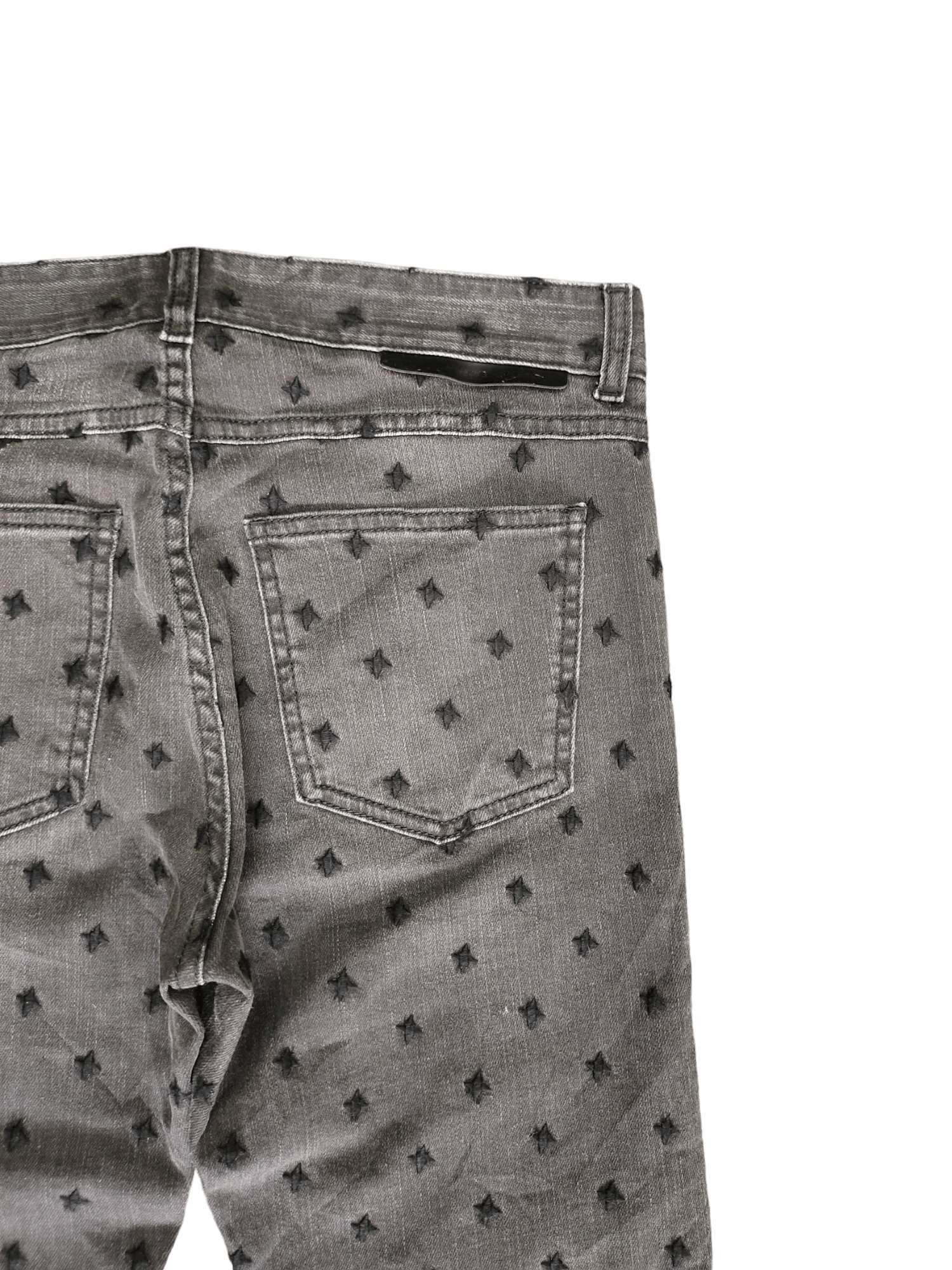 Hysteric Glamour Stella McCartney Embroidered Black Stars Skinny Pants Size US 28 / EU 44 - 13 Thumbnail