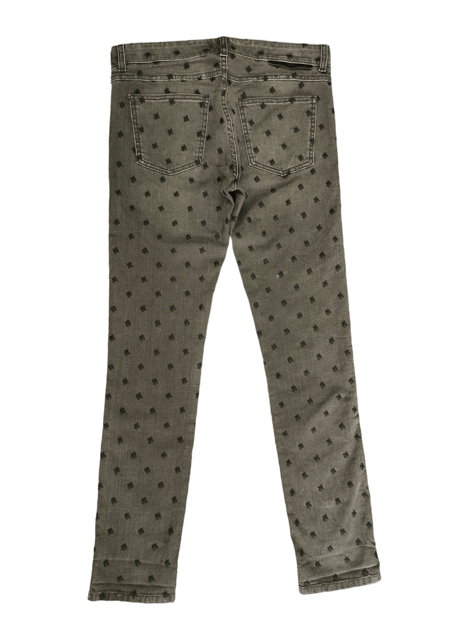 Hysteric Glamour Stella McCartney Embroidered Black Stars Skinny Pants Size US 28 / EU 44 - 9 Thumbnail