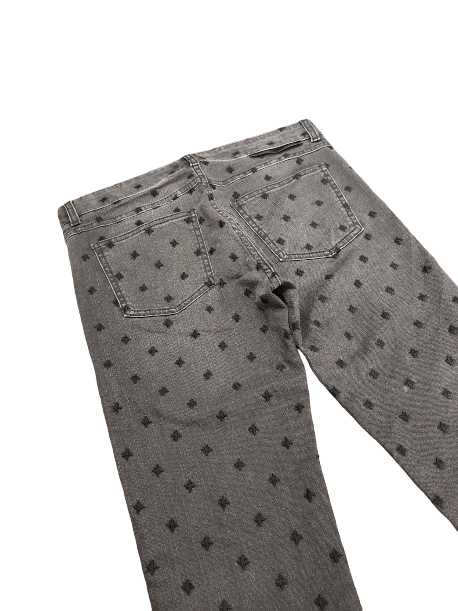 Hysteric Glamour Stella McCartney Embroidered Black Stars Skinny Pants Size US 28 / EU 44 - 11 Thumbnail