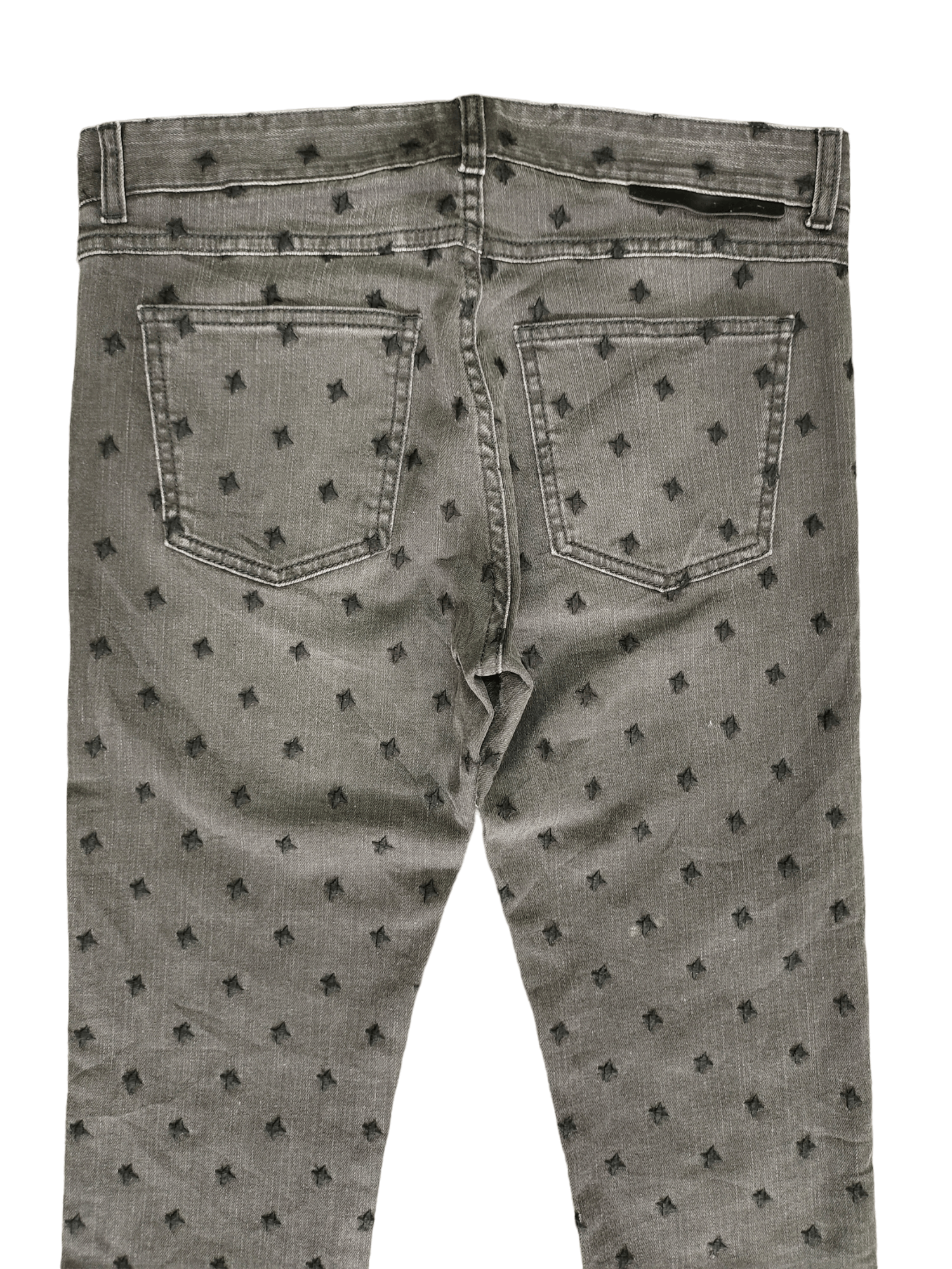 Hysteric Glamour Stella McCartney Embroidered Black Stars Skinny Pants Size US 28 / EU 44 - 12 Thumbnail