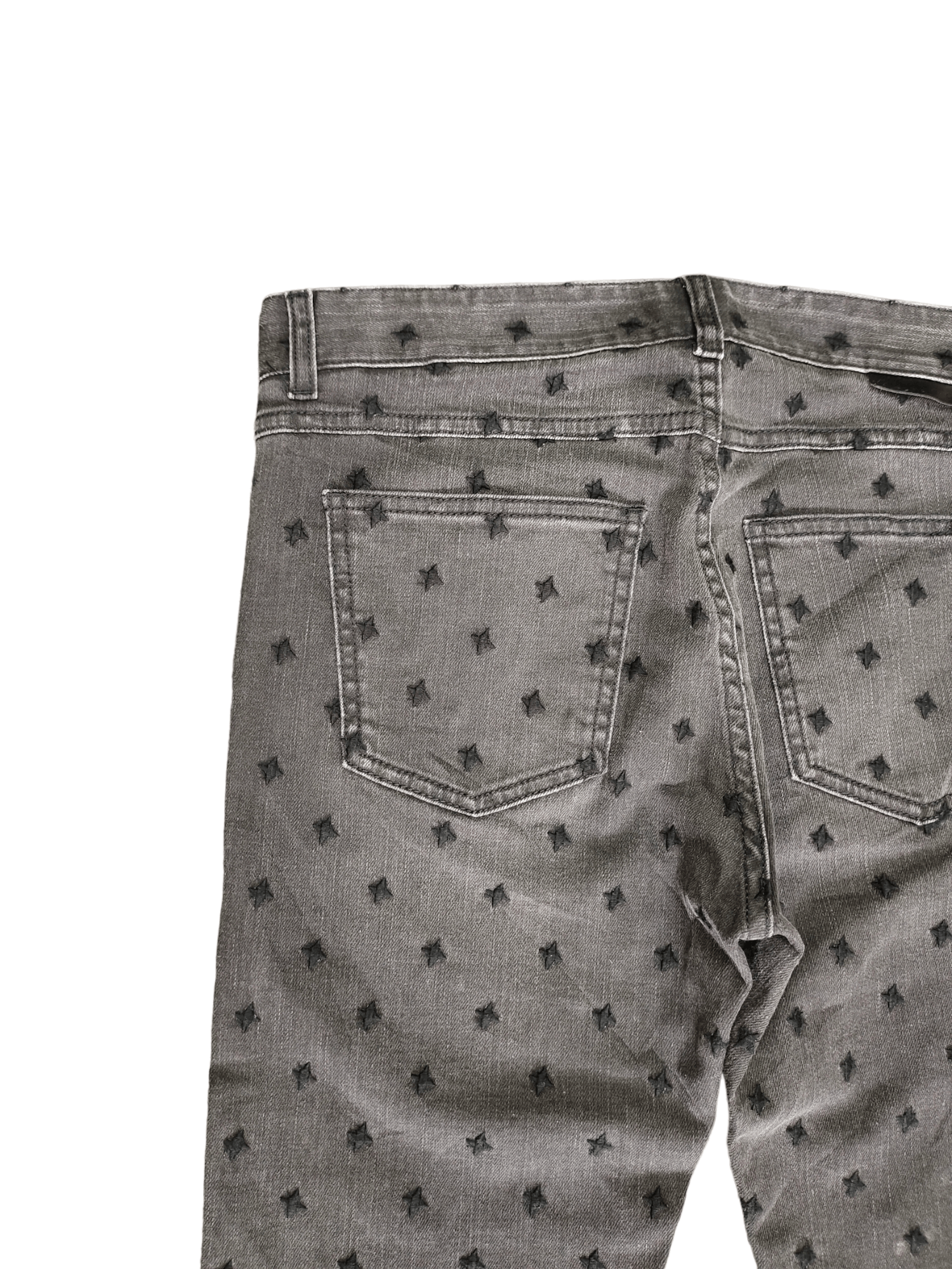 Hysteric Glamour Stella McCartney Embroidered Black Stars Skinny Pants Size US 28 / EU 44 - 14 Thumbnail
