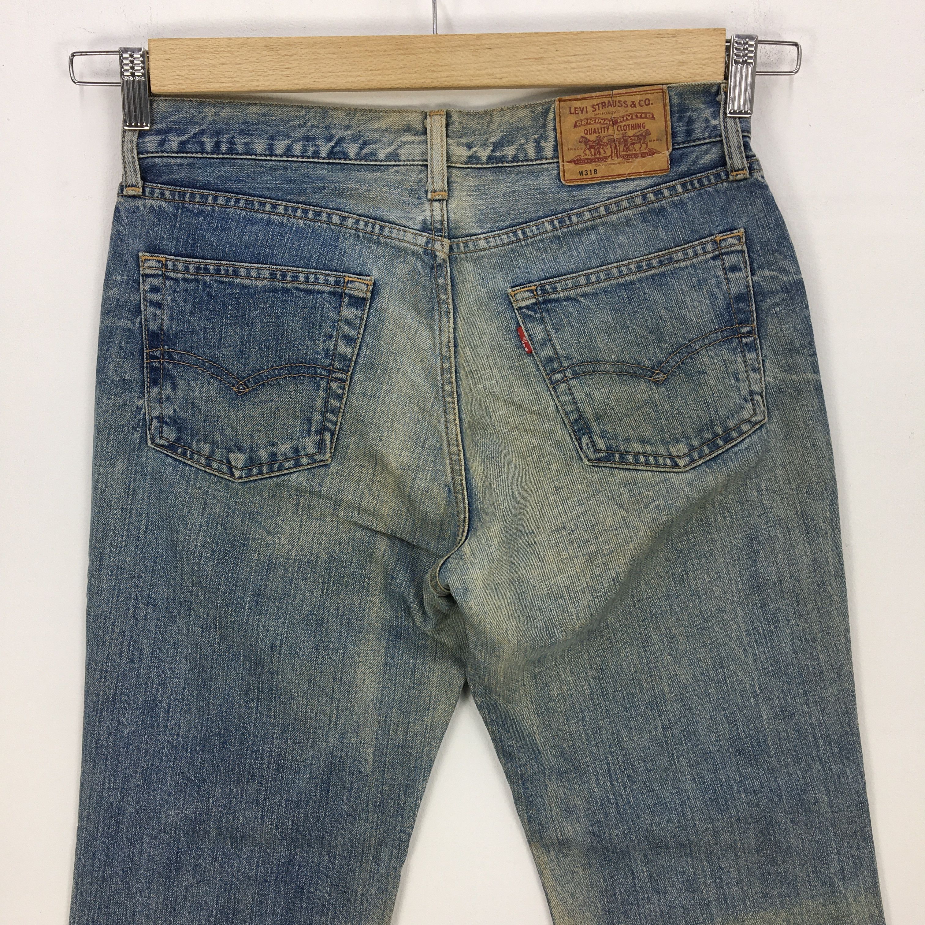 Levi's Vintage Levis 501 Jeans Light Wash Levi's Button Fly Denim Size US 30 / EU 46 - 5 Thumbnail