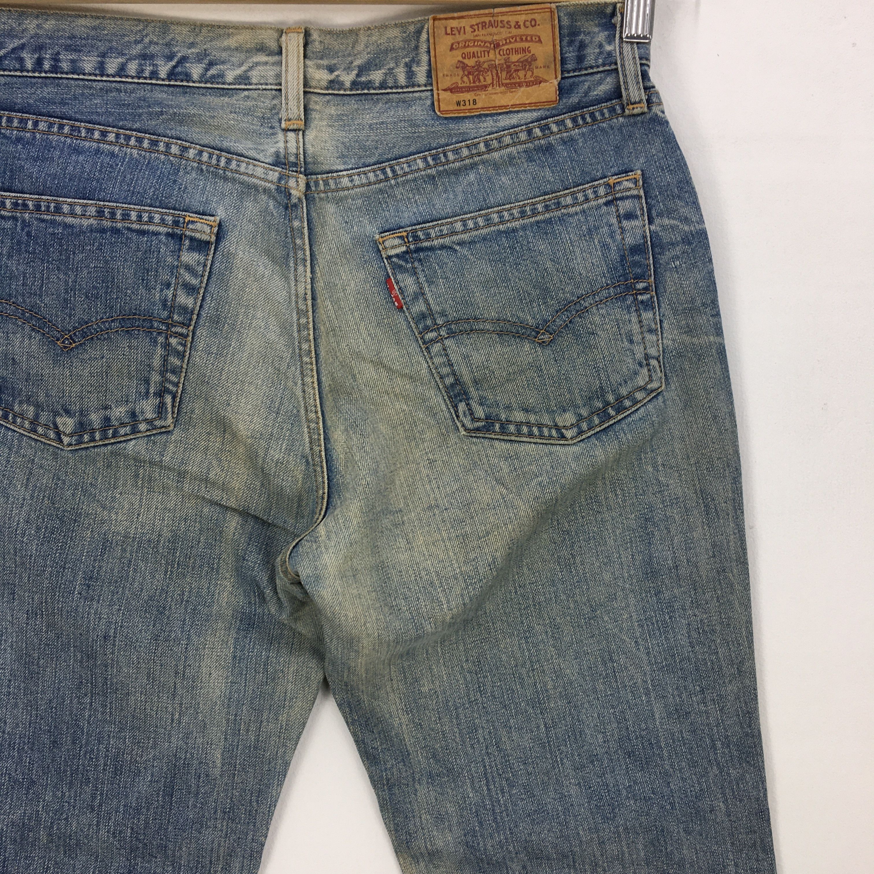 Levi's Vintage Levis 501 Jeans Light Wash Levi's Button Fly Denim Size US 30 / EU 46 - 8 Thumbnail