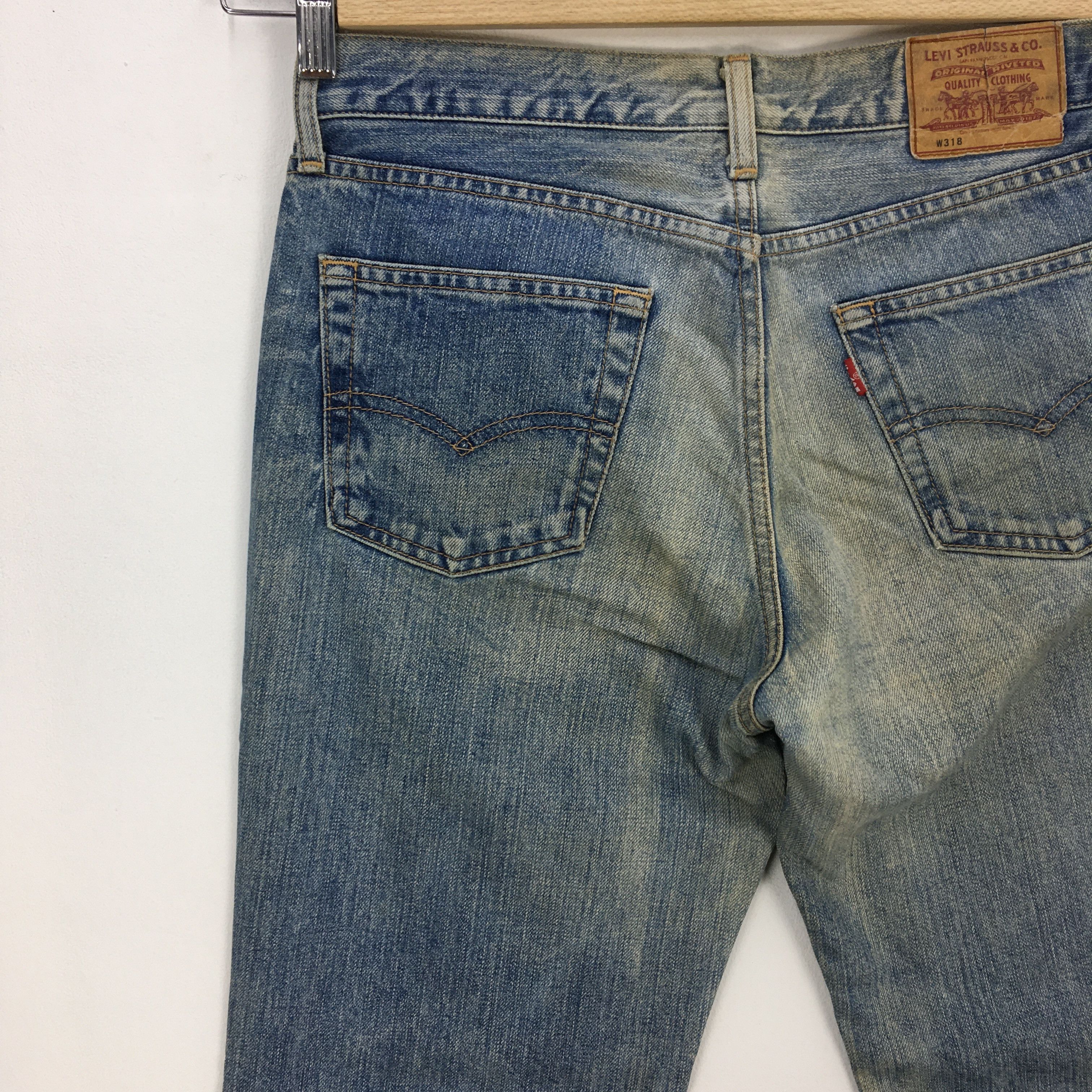 Levi's Vintage Levis 501 Jeans Light Wash Levi's Button Fly Denim Size US 30 / EU 46 - 7 Thumbnail