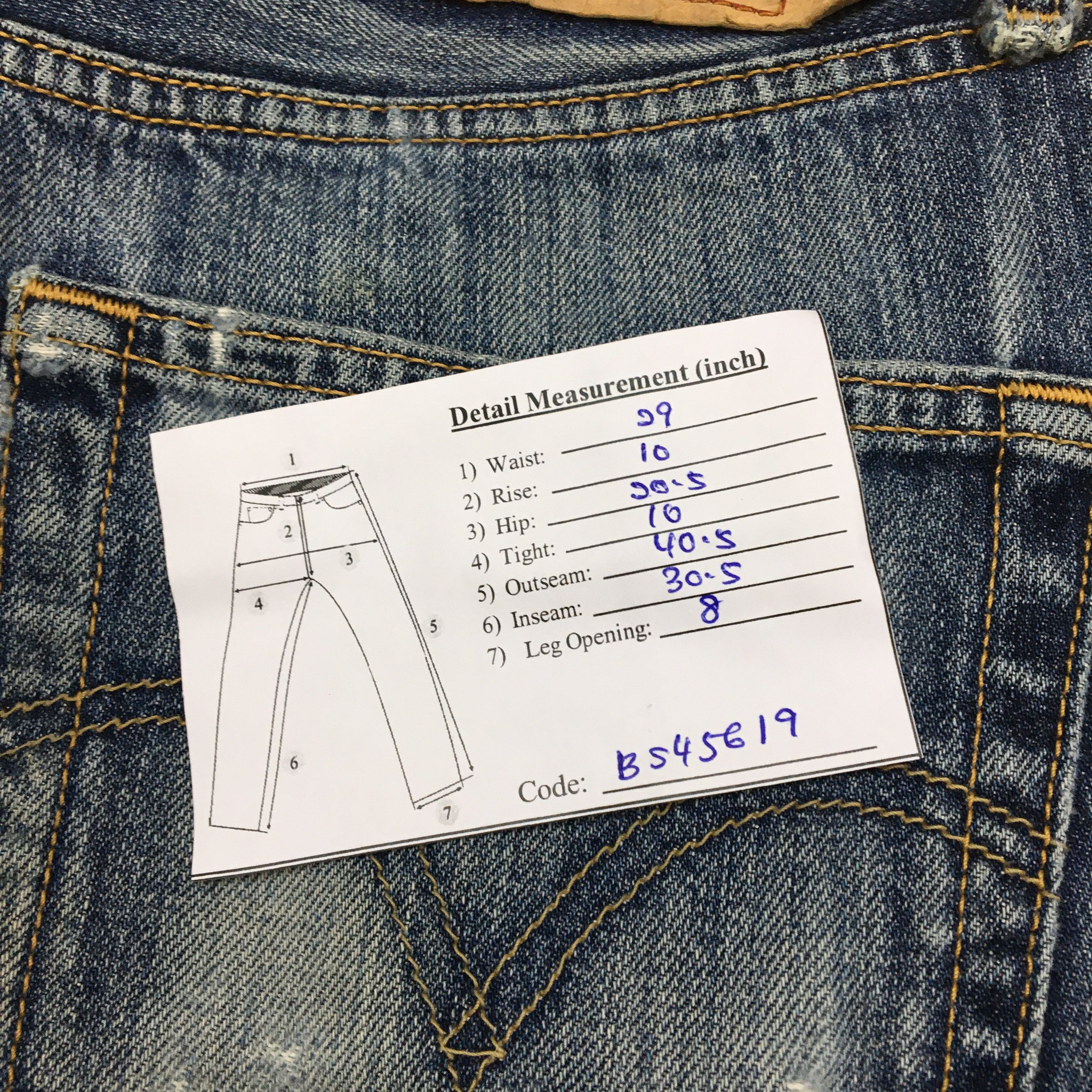 Levi's Vintage Levis Jeans Pants Blue Distressed Levi's 501 Denim Size 28" / US 6 / IT 42 - 13 Thumbnail