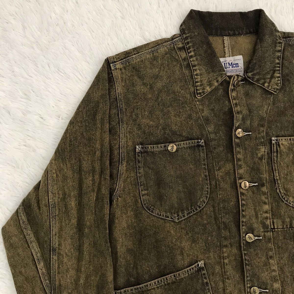Japanese Brand Vtg Style U.Mcm Work Clothes Denim Like Jacket Size US M / EU 48-50 / 2 - 5 Thumbnail