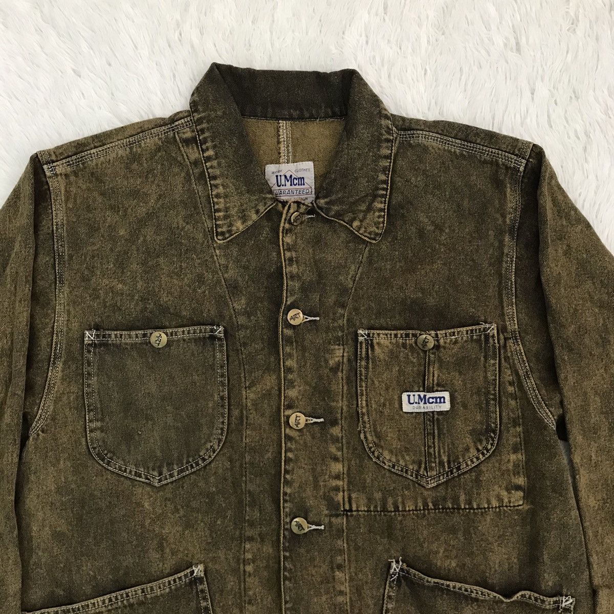 Japanese Brand Vtg Style U.Mcm Work Clothes Denim Like Jacket Size US M / EU 48-50 / 2 - 6 Thumbnail