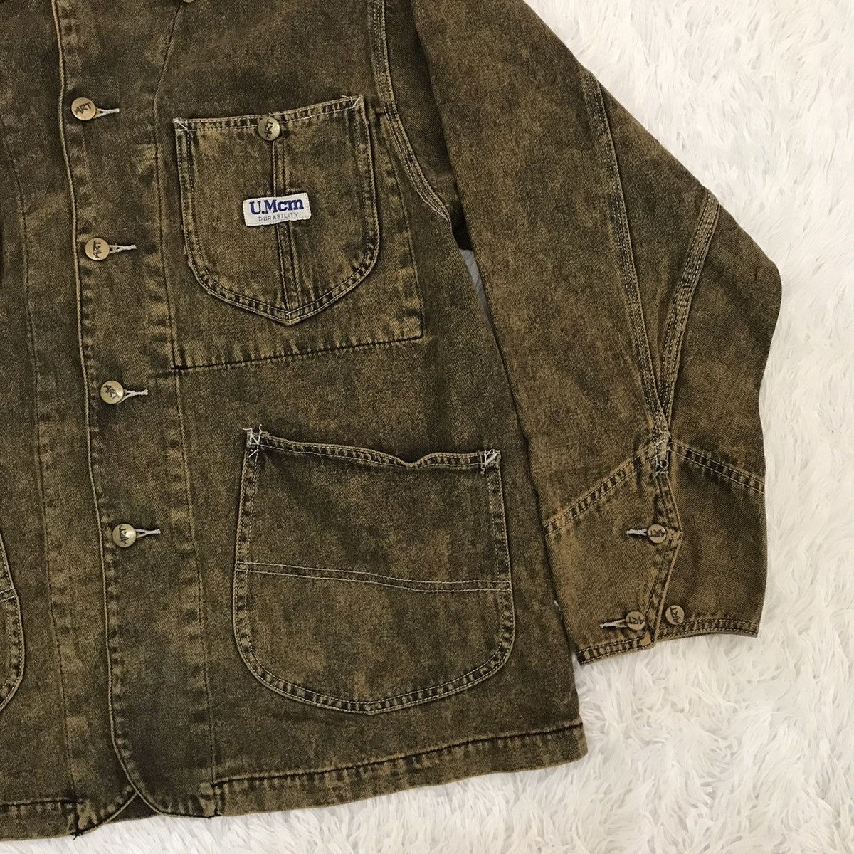 Japanese Brand Vtg Style U.Mcm Work Clothes Denim Like Jacket Size US M / EU 48-50 / 2 - 3 Thumbnail