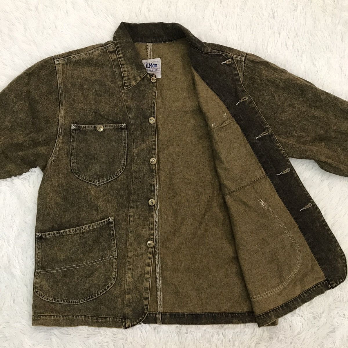 Japanese Brand Vtg Style U.Mcm Work Clothes Denim Like Jacket Size US M / EU 48-50 / 2 - 16 Thumbnail