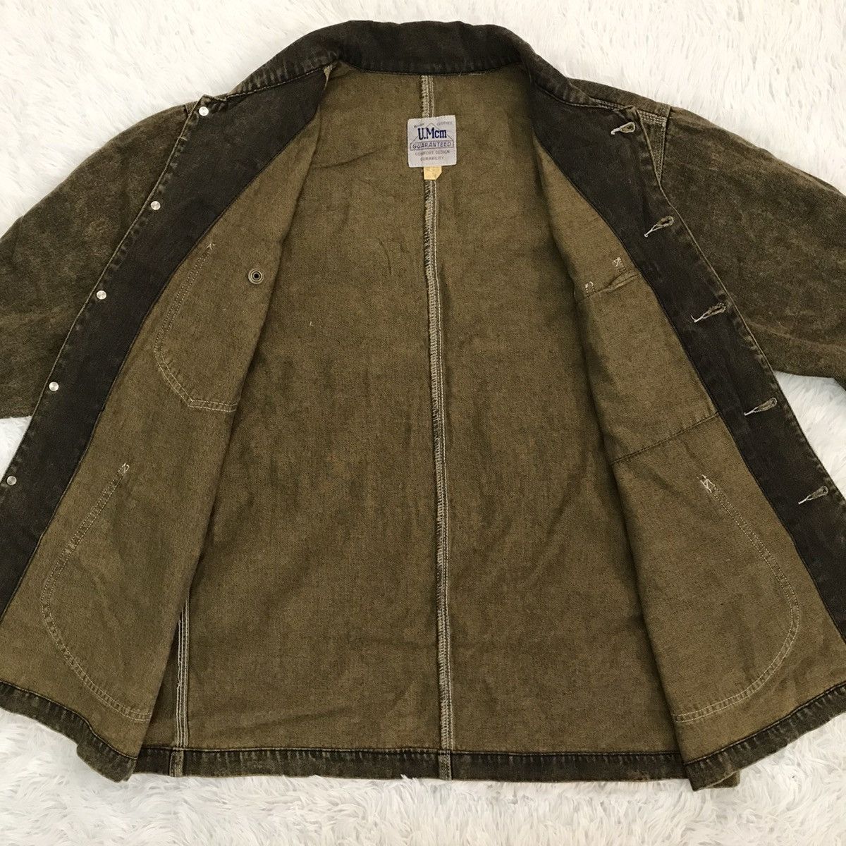 Japanese Brand Vtg Style U.Mcm Work Clothes Denim Like Jacket Size US M / EU 48-50 / 2 - 17 Thumbnail