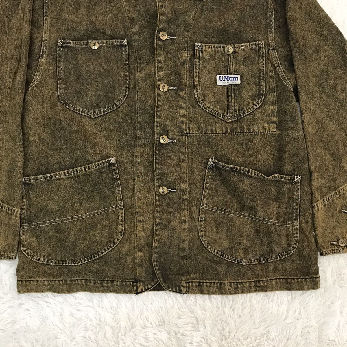 Japanese Brand Vtg Style U.Mcm Work Clothes Denim Like Jacket Size US M / EU 48-50 / 2 - 7 Thumbnail