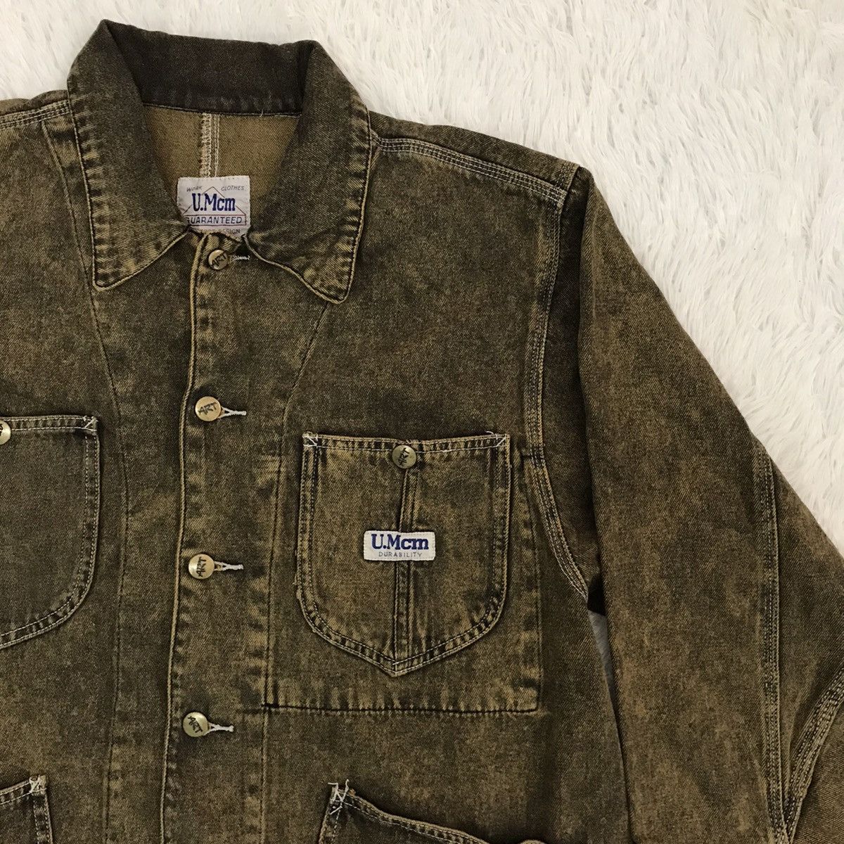 Japanese Brand Vtg Style U.Mcm Work Clothes Denim Like Jacket Size US M / EU 48-50 / 2 - 4 Thumbnail