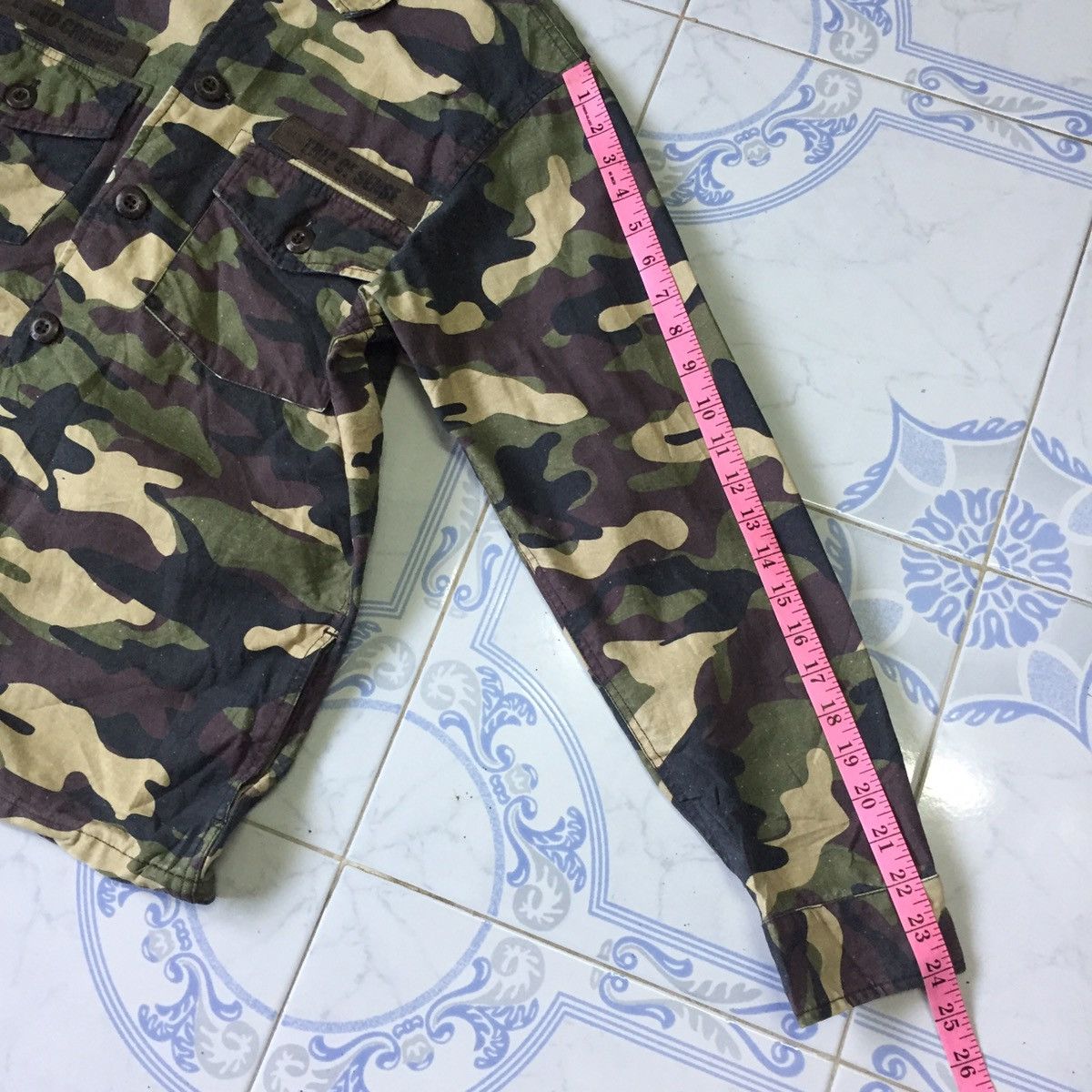 Japanese Brand Smiley Rodeo Crowns Camo Army Button Up Jacket Size US M / EU 48-50 / 2 - 20 Thumbnail