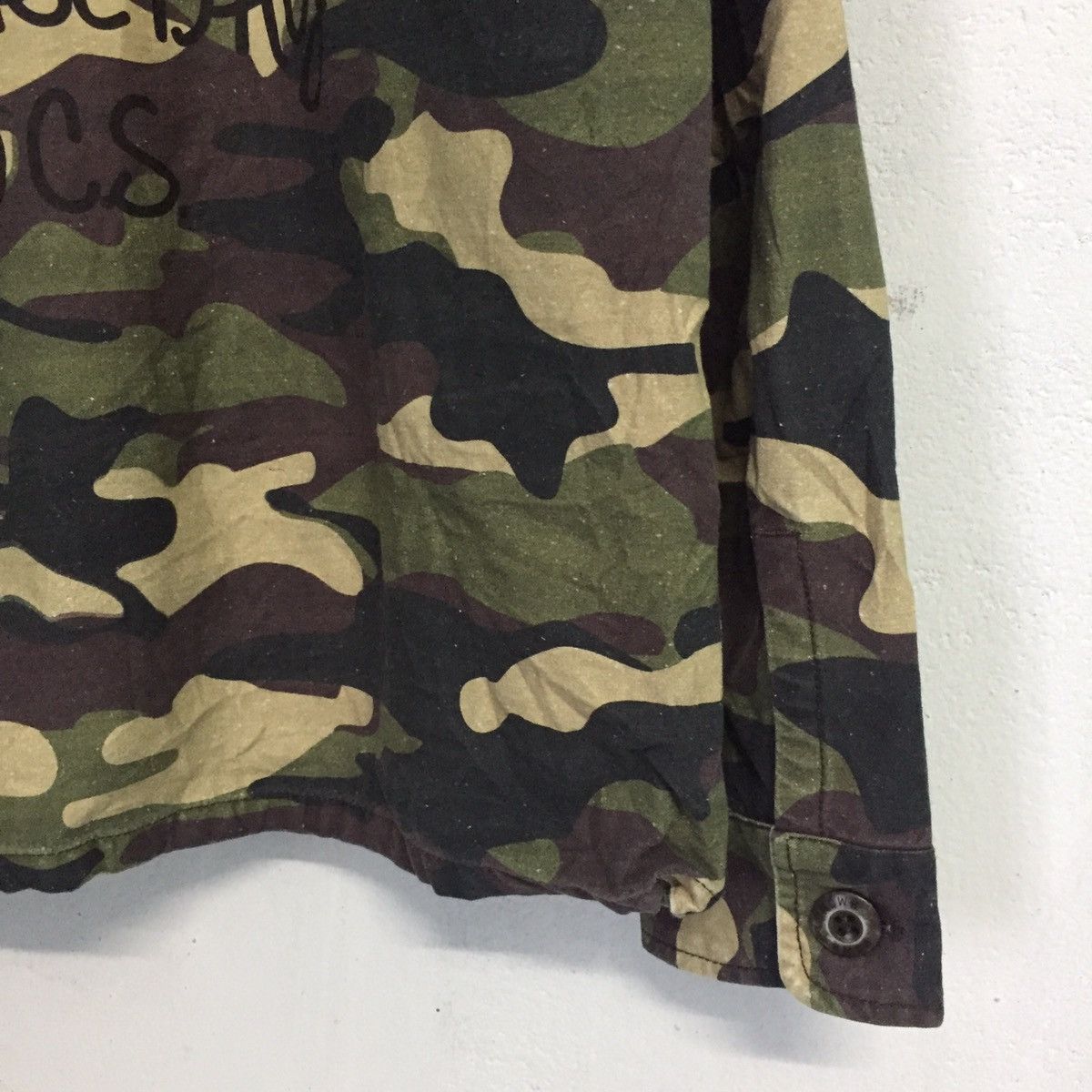 Japanese Brand Smiley Rodeo Crowns Camo Army Button Up Jacket Size US M / EU 48-50 / 2 - 5 Thumbnail