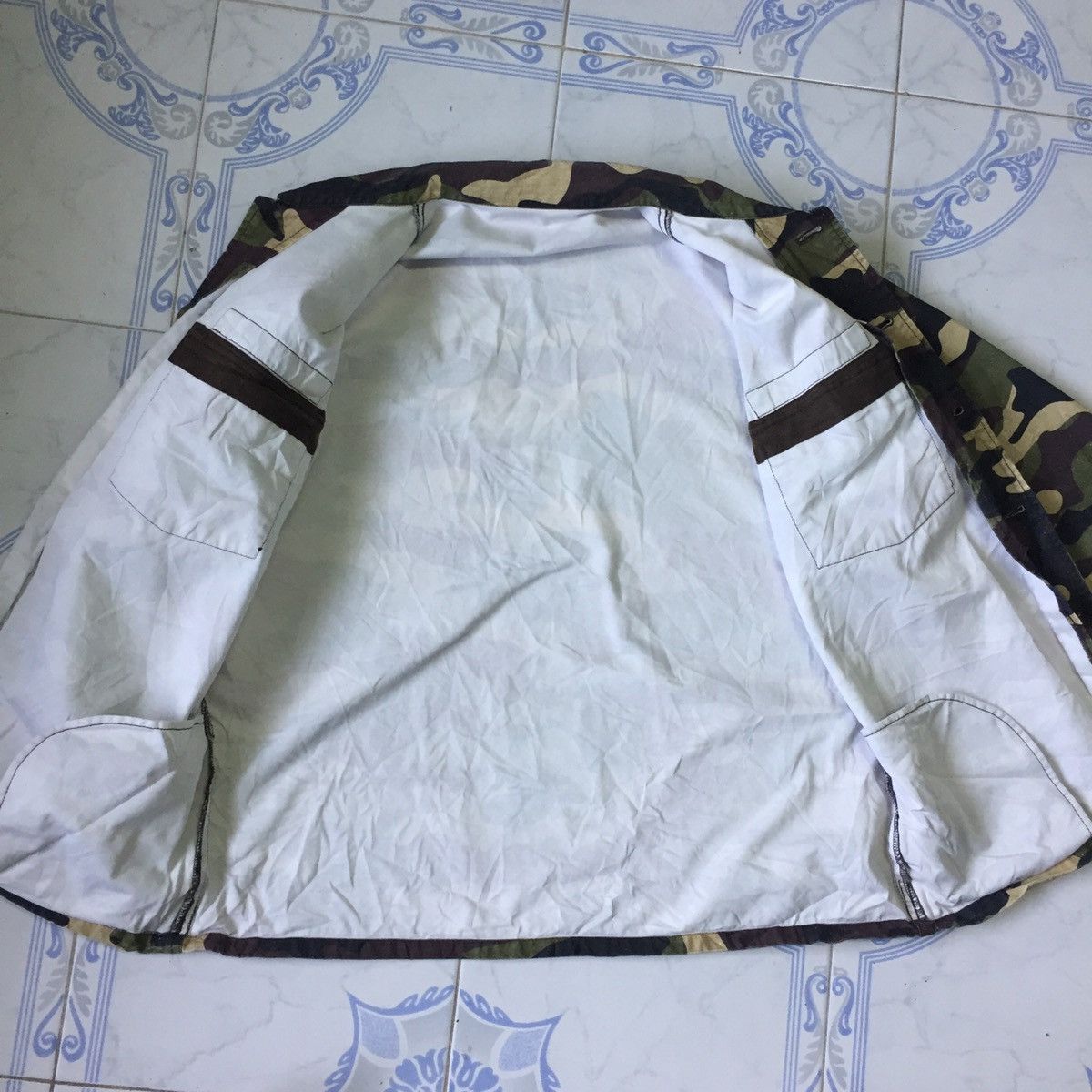 Japanese Brand Smiley Rodeo Crowns Camo Army Button Up Jacket Size US M / EU 48-50 / 2 - 17 Thumbnail