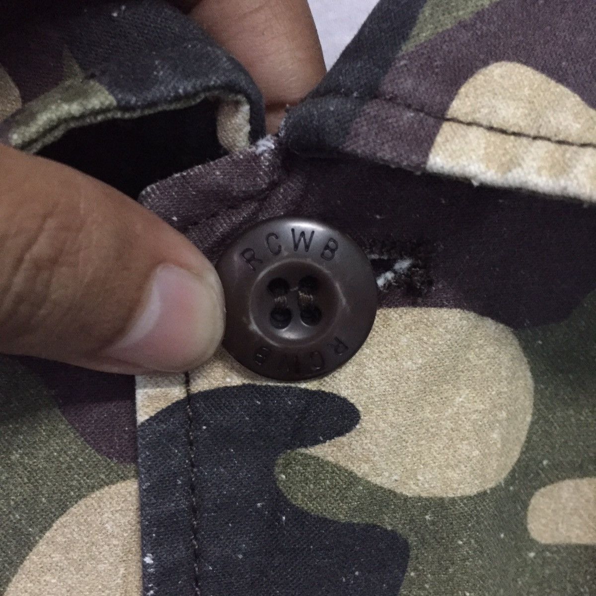 Japanese Brand Smiley Rodeo Crowns Camo Army Button Up Jacket Size US M / EU 48-50 / 2 - 15 Thumbnail