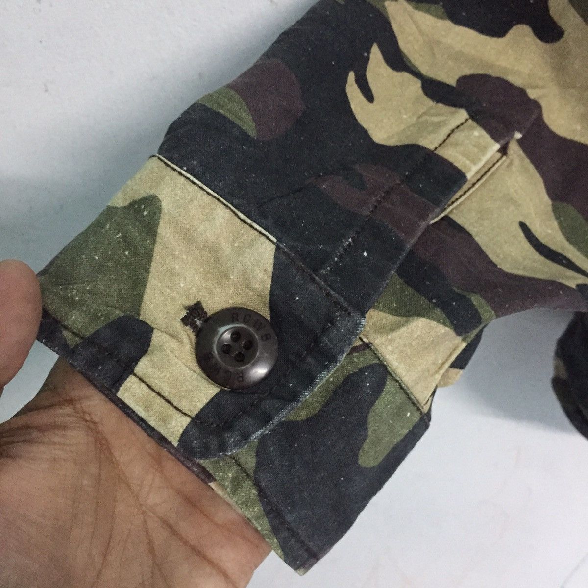 Japanese Brand Smiley Rodeo Crowns Camo Army Button Up Jacket Size US M / EU 48-50 / 2 - 6 Thumbnail