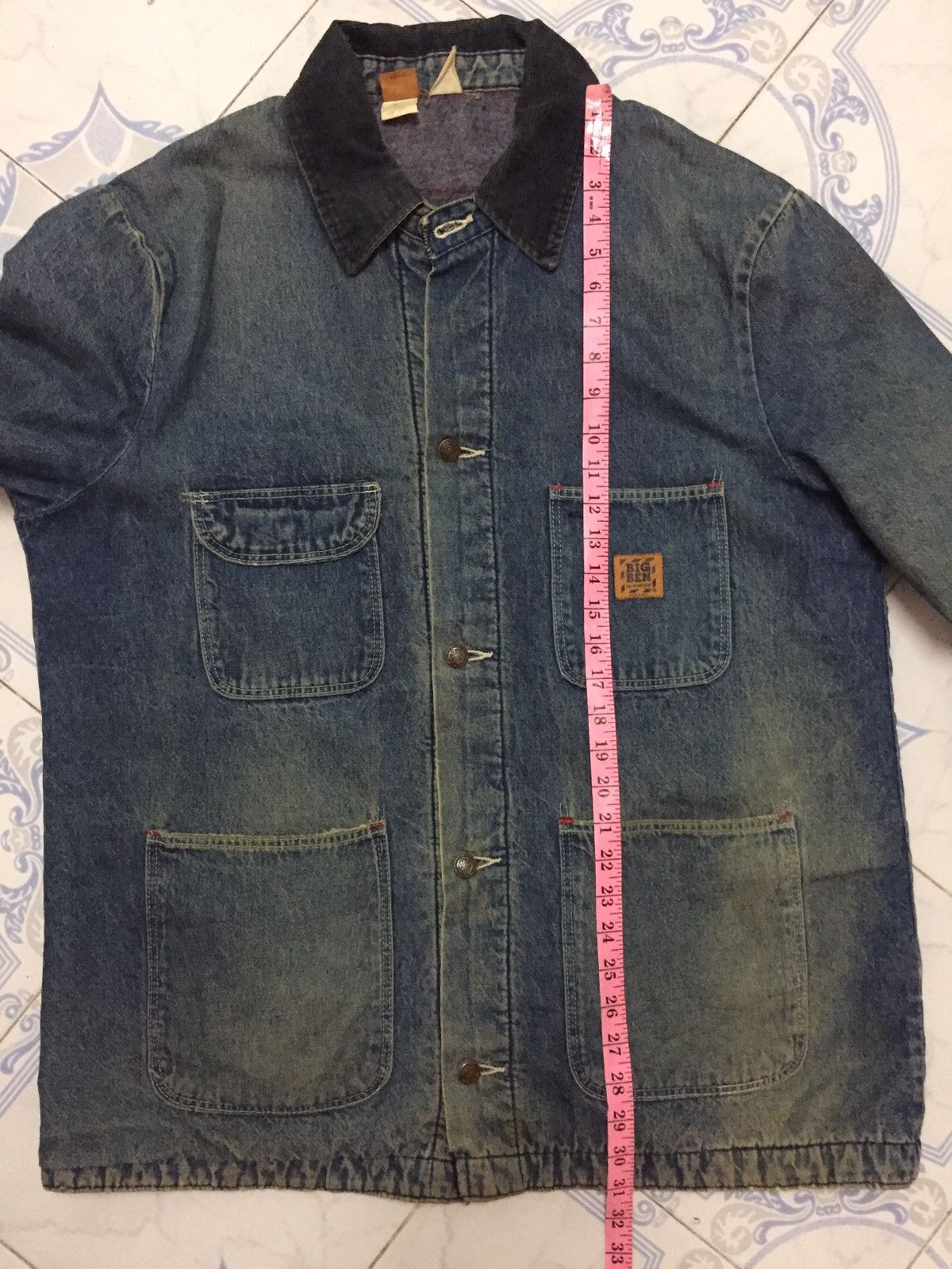 Vintage Vintage Big Ben by Wrangler Denim Jacket Made in Usa Size US L / EU 52-54 / 3 - 22 Thumbnail