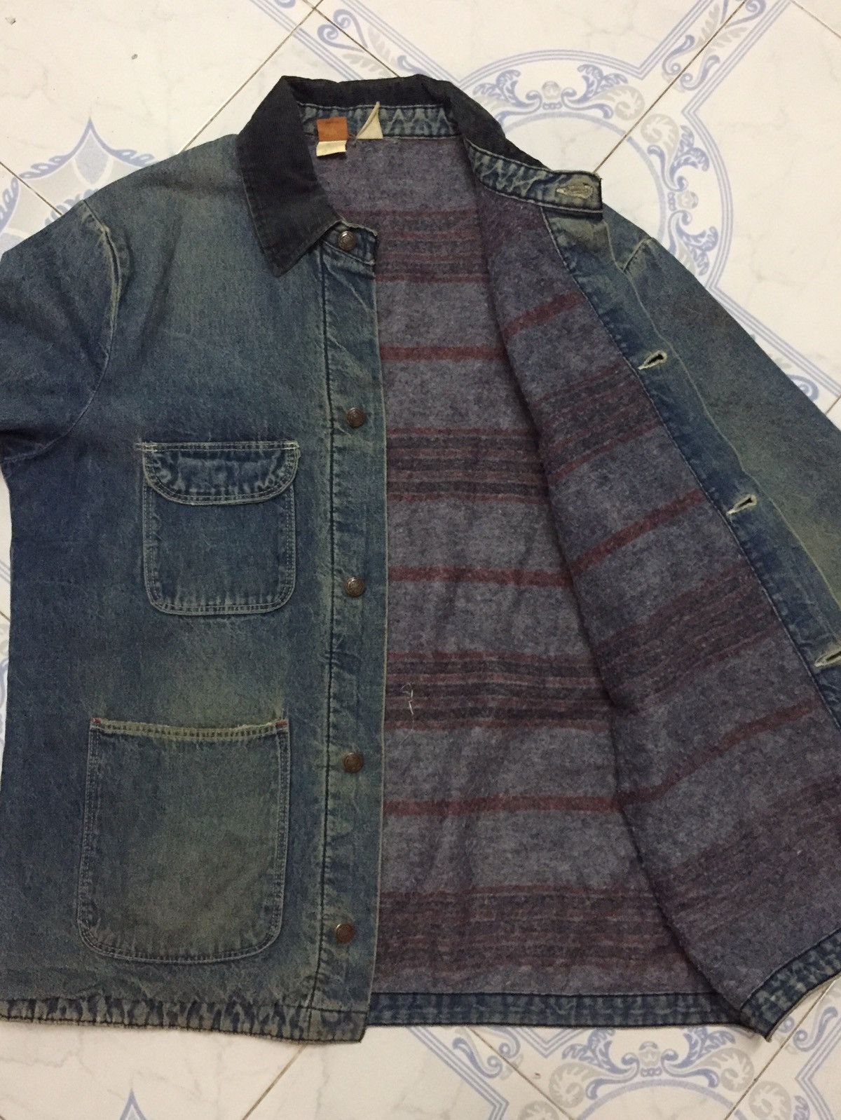 Vintage Vintage Big Ben by Wrangler Denim Jacket Made in Usa Size US L / EU 52-54 / 3 - 16 Thumbnail