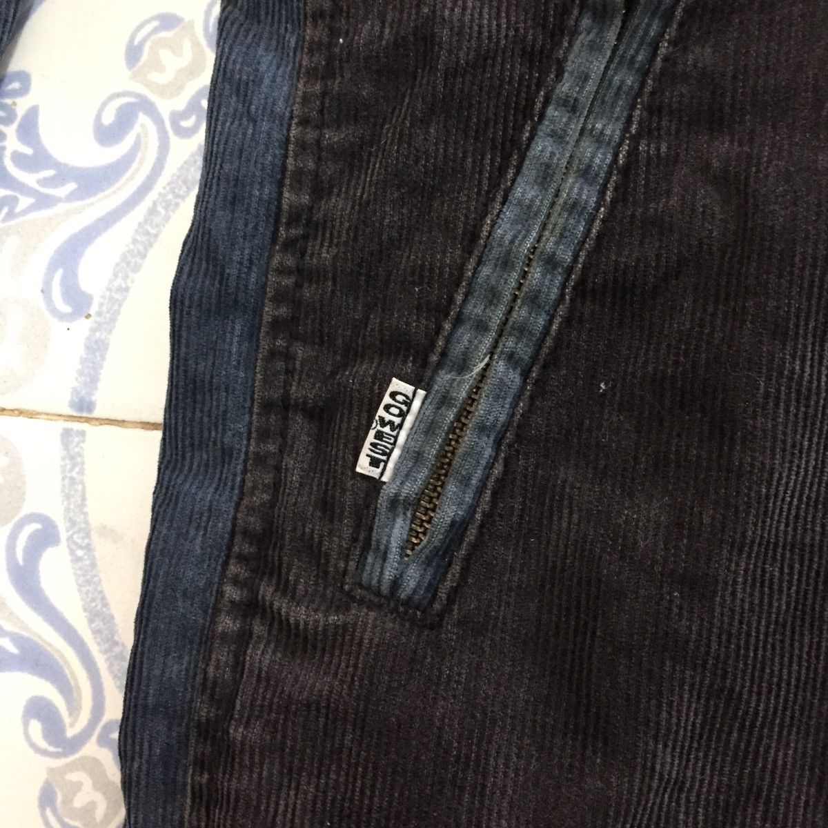 Japanese Brand Gowest Yellow Division Japan Corduroy Zipper Jacket Size US M / EU 48-50 / 2 - 8 Thumbnail