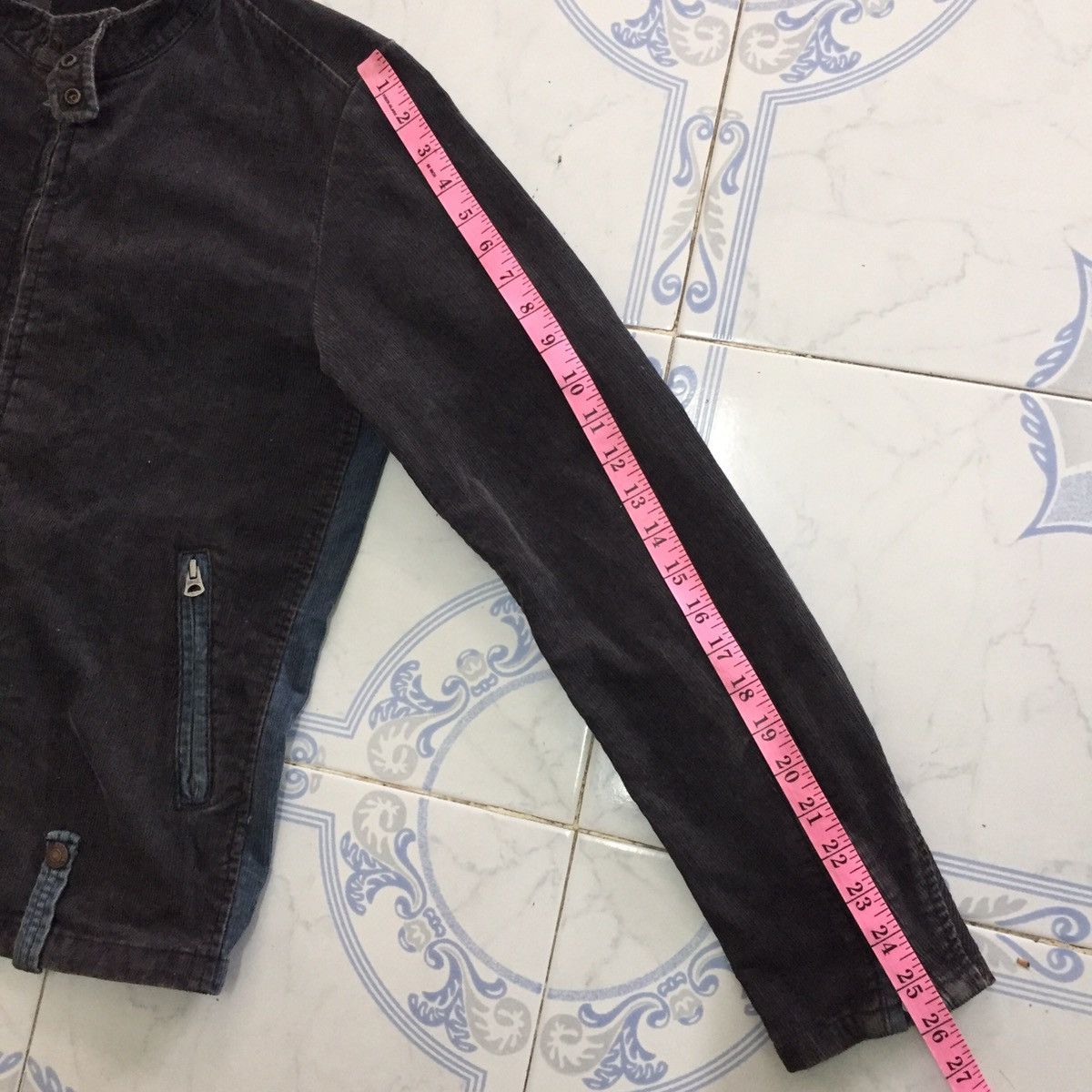 Japanese Brand Gowest Yellow Division Japan Corduroy Zipper Jacket Size US M / EU 48-50 / 2 - 22 Thumbnail