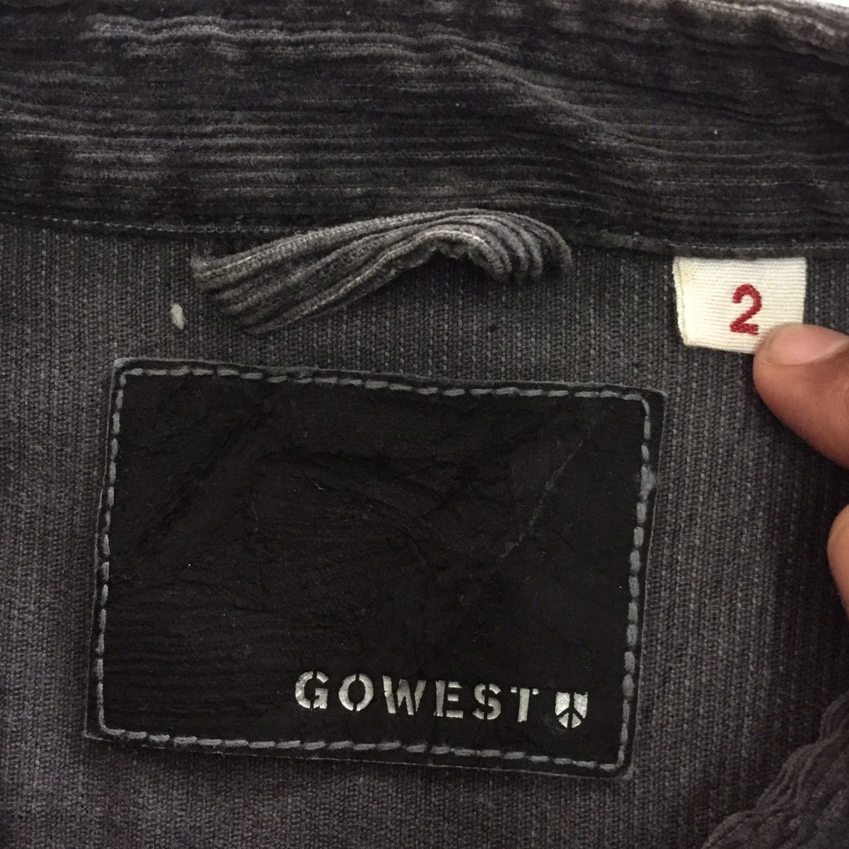 Japanese Brand Gowest Yellow Division Japan Corduroy Zipper Jacket Size US M / EU 48-50 / 2 - 10 Thumbnail