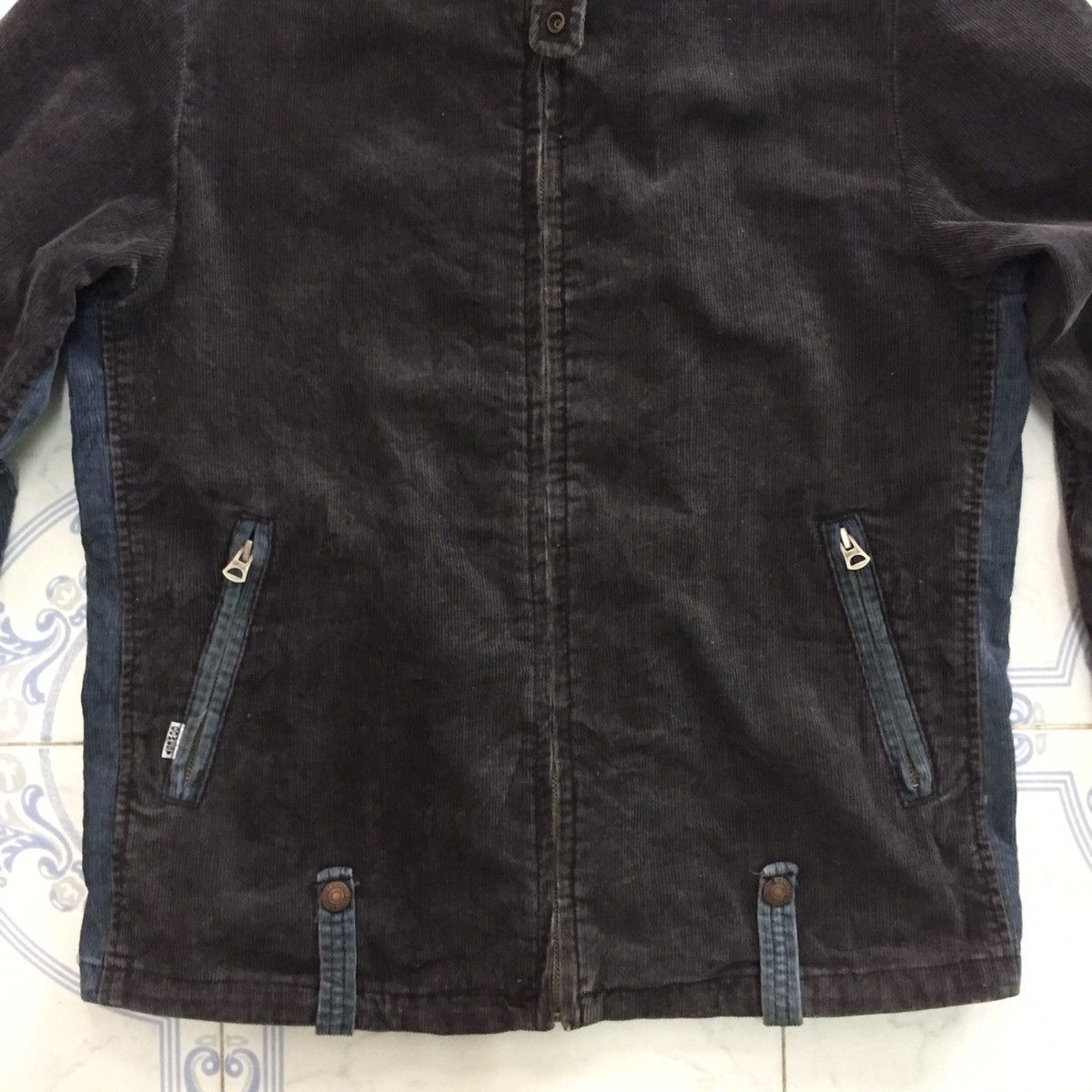 Japanese Brand Gowest Yellow Division Japan Corduroy Zipper Jacket Size US M / EU 48-50 / 2 - 4 Thumbnail