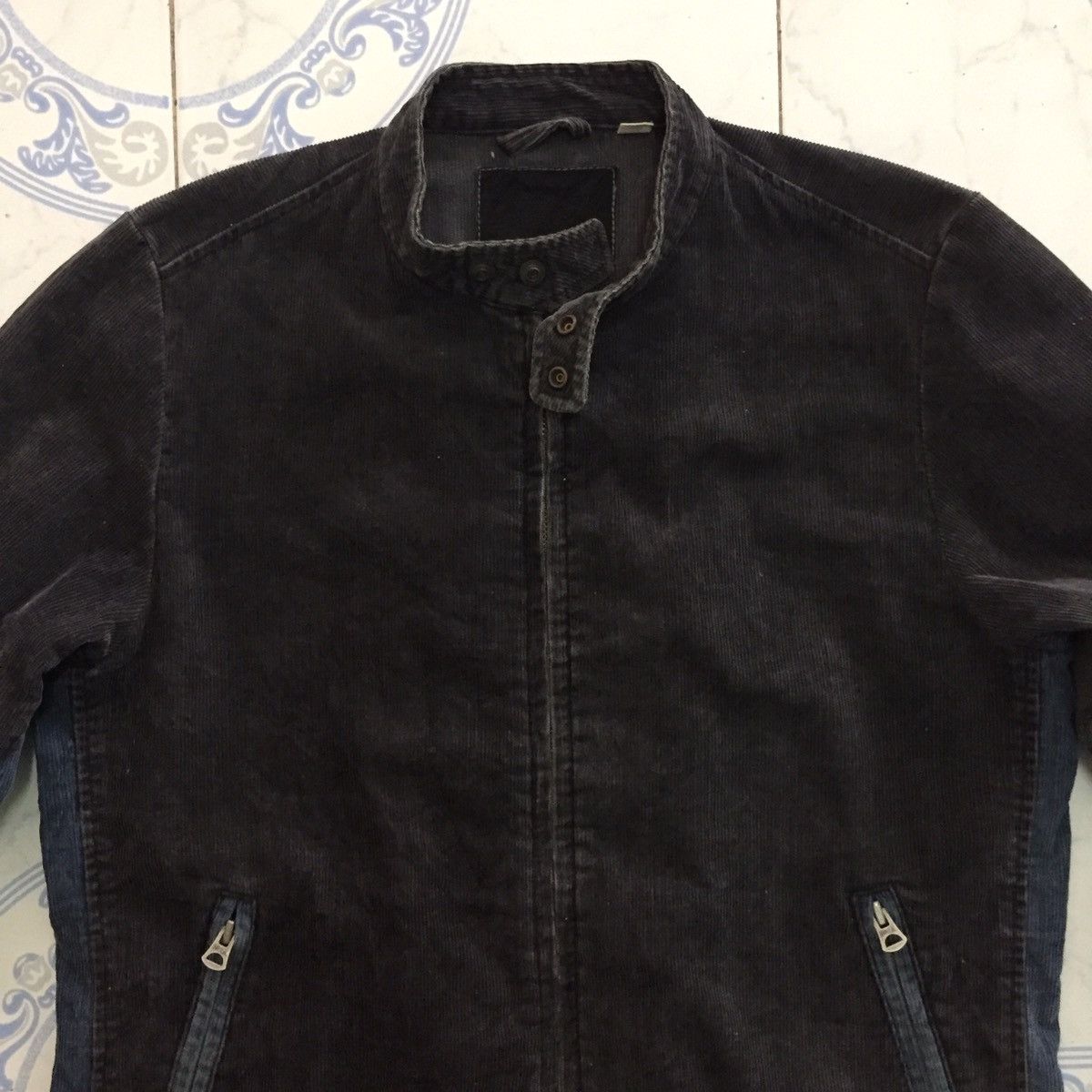 Japanese Brand Gowest Yellow Division Japan Corduroy Zipper Jacket Size US M / EU 48-50 / 2 - 5 Thumbnail