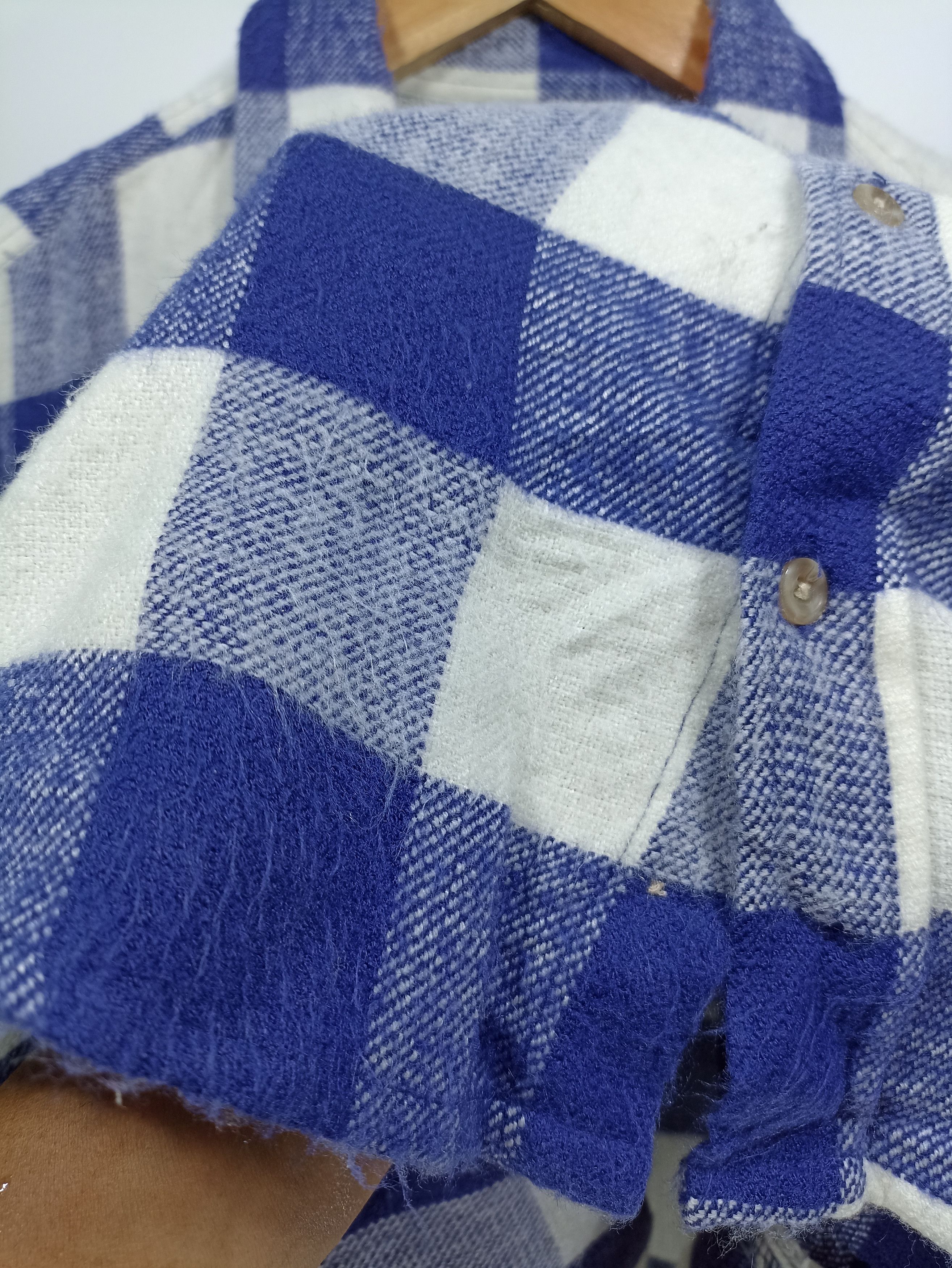 Flannel × Vintage Vintage Brace Bell Plaid Flannel Size US L / EU 52-54 / 3 - 3 Thumbnail