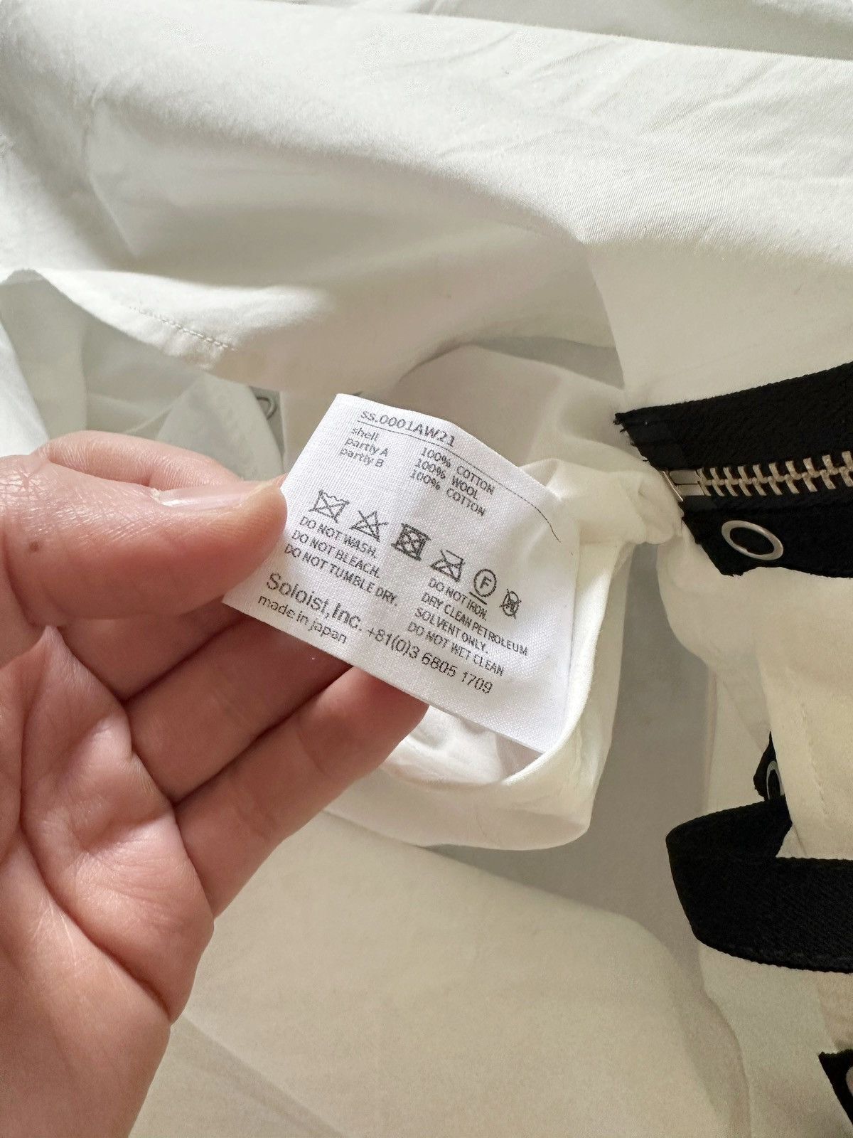 Takahiromiyashita The Soloist. Oversized Music Staff Strapped Bondage Shirt Size US XL / EU 56 / 4 - 15 Thumbnail
