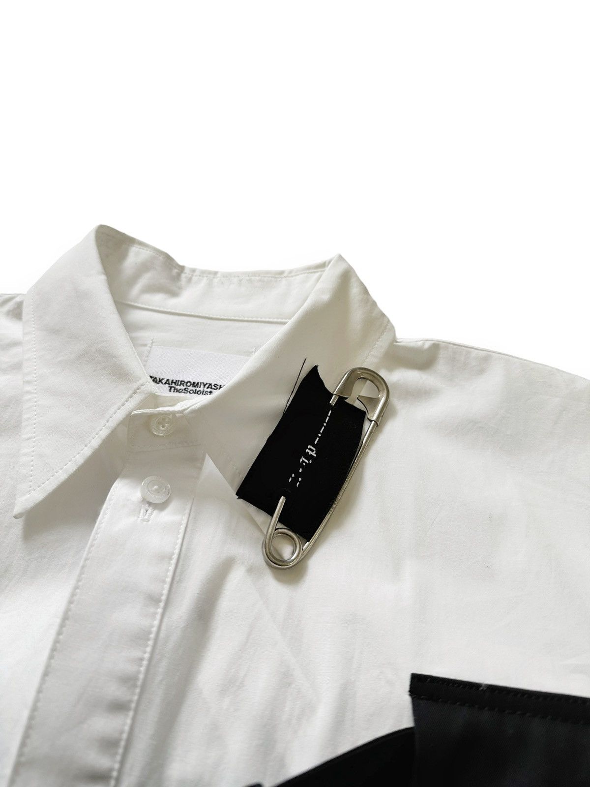 Takahiromiyashita The Soloist. Oversized Music Staff Strapped Bondage Shirt Size US XL / EU 56 / 4 - 4 Thumbnail