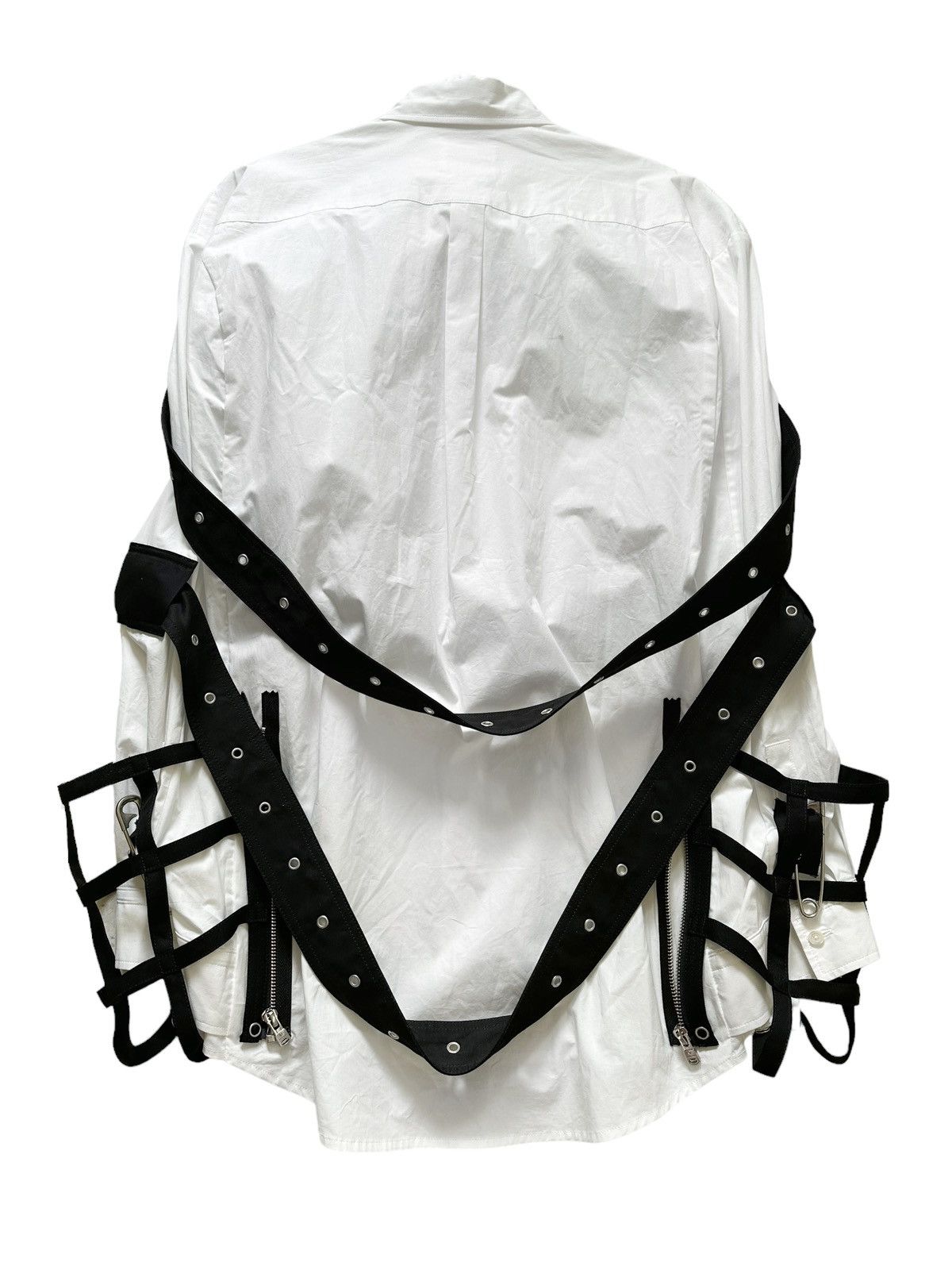 Takahiromiyashita The Soloist. Oversized Music Staff Strapped Bondage Shirt Size US XL / EU 56 / 4 - 3 Thumbnail