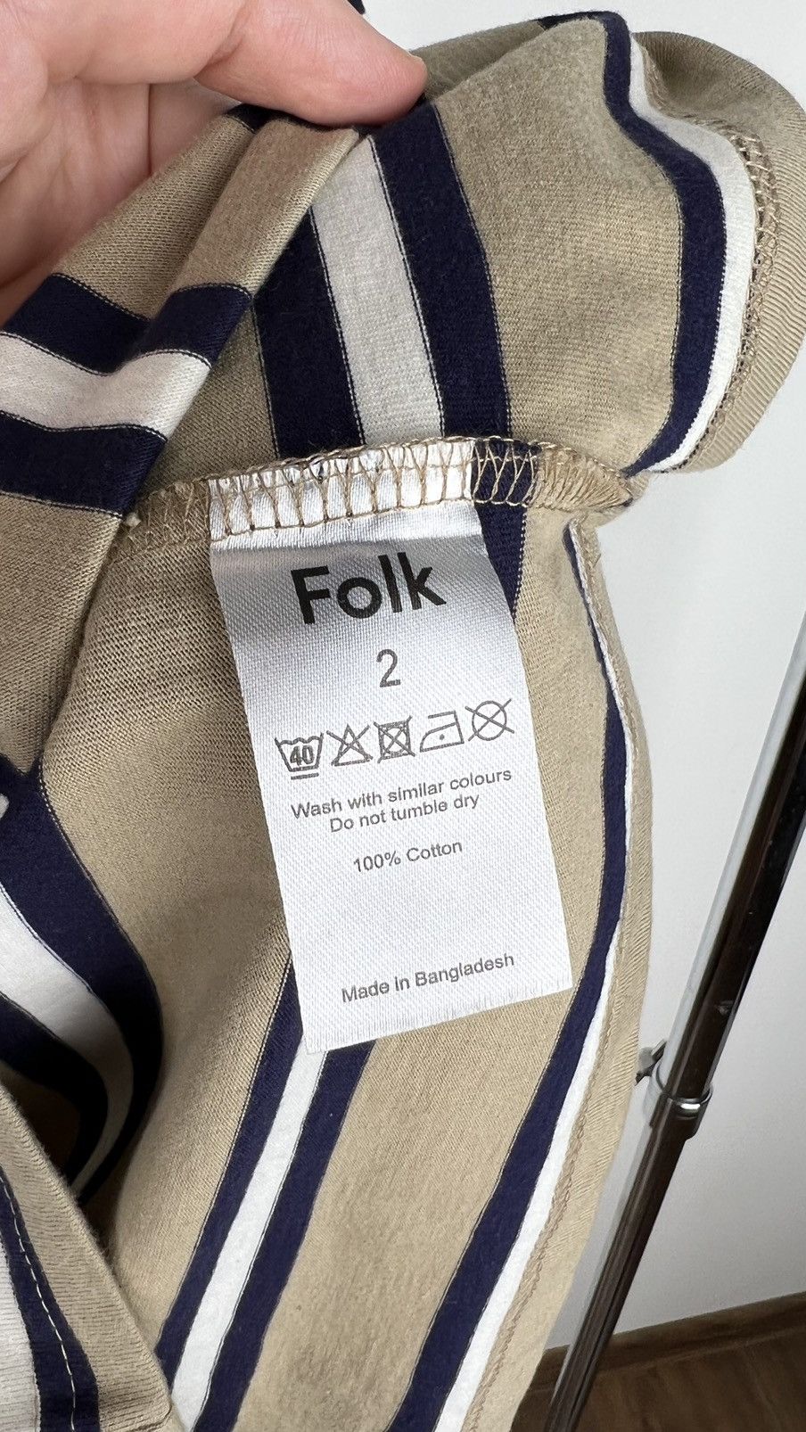 Folk Folk Basic Stripped Tee t-shirt Size US M / EU 48-50 / 2 - 13 Thumbnail