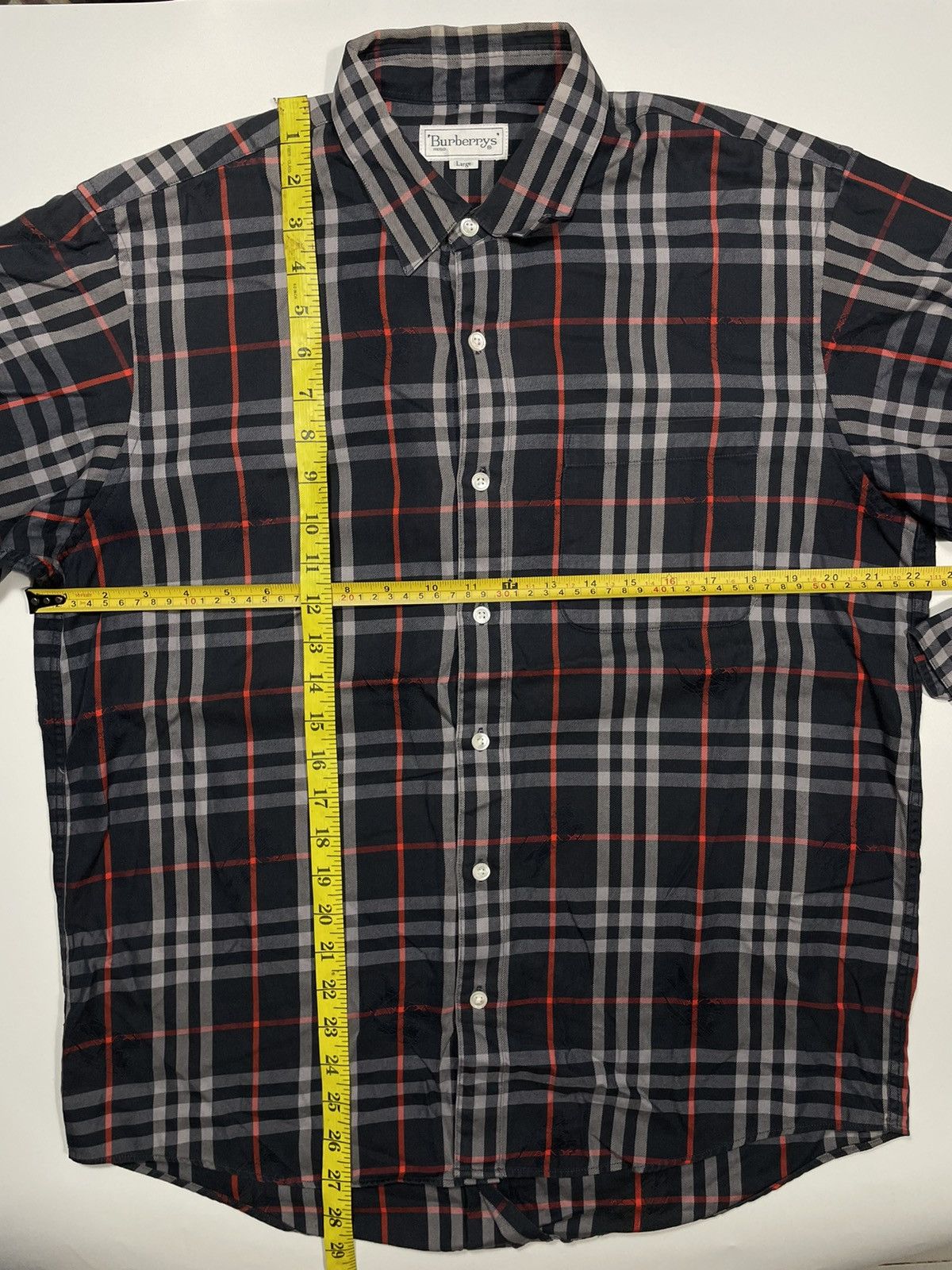 Burberry × Burberry Prorsum × Vintage Vintage Burberrys Shirt Nova check Plaid tartan mirroring Size US L / EU 52-54 / 3 - 8 Thumbnail