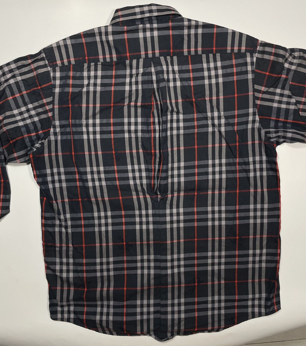 Burberry × Burberry Prorsum × Vintage Vintage Burberrys Shirt Nova check Plaid tartan mirroring Size US L / EU 52-54 / 3 - 7 Thumbnail