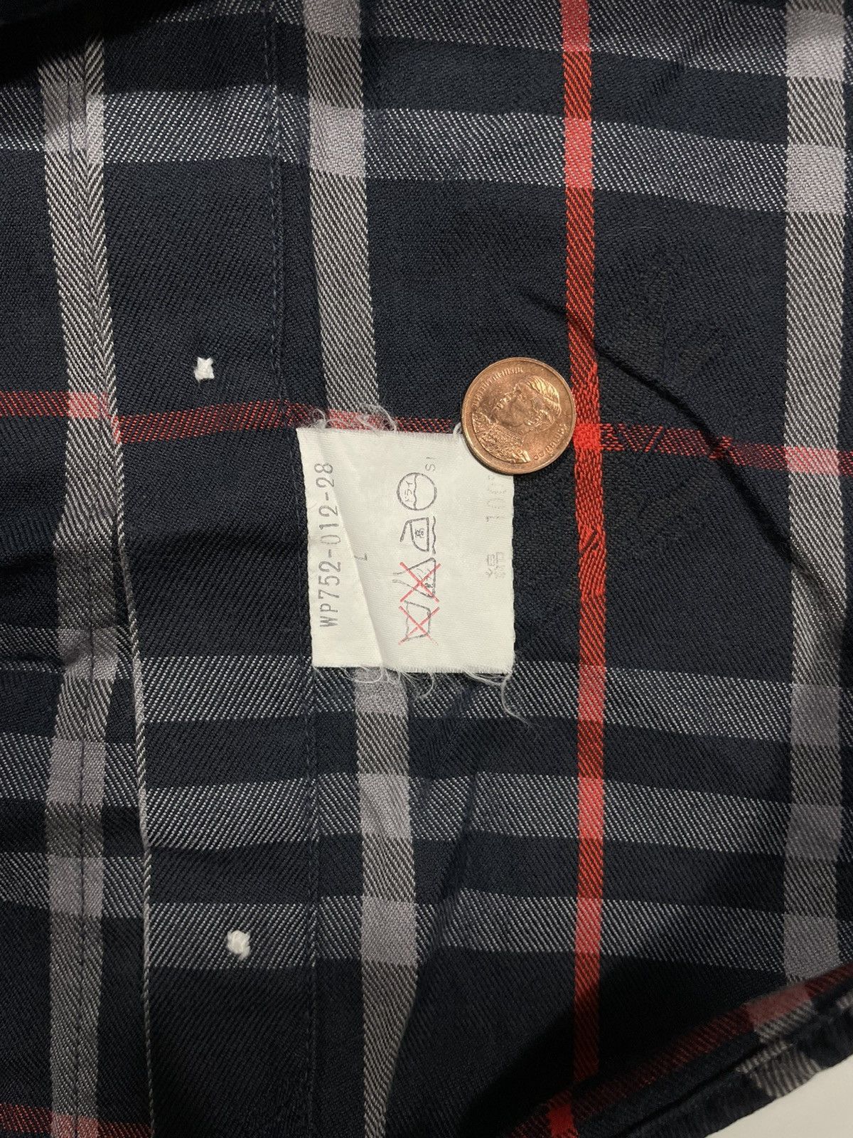 Burberry × Burberry Prorsum × Vintage Vintage Burberrys Shirt Nova check Plaid tartan mirroring Size US L / EU 52-54 / 3 - 10 Thumbnail