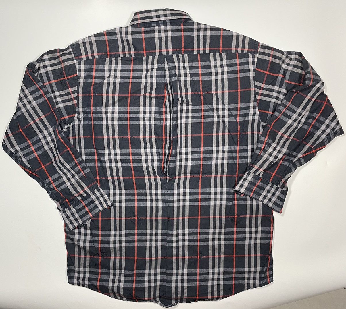 Burberry × Burberry Prorsum × Vintage Vintage Burberrys Shirt Nova check Plaid tartan mirroring Size US L / EU 52-54 / 3 - 9 Thumbnail