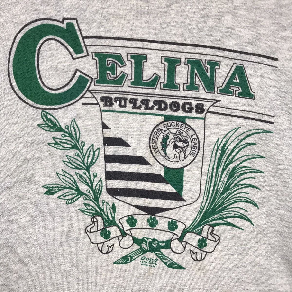 Jerzees × Vintage Vintage 90s Celina Bulldogs Football Crewneck Sweatshirt Size US XL / EU 56 / 4 - 3 Thumbnail