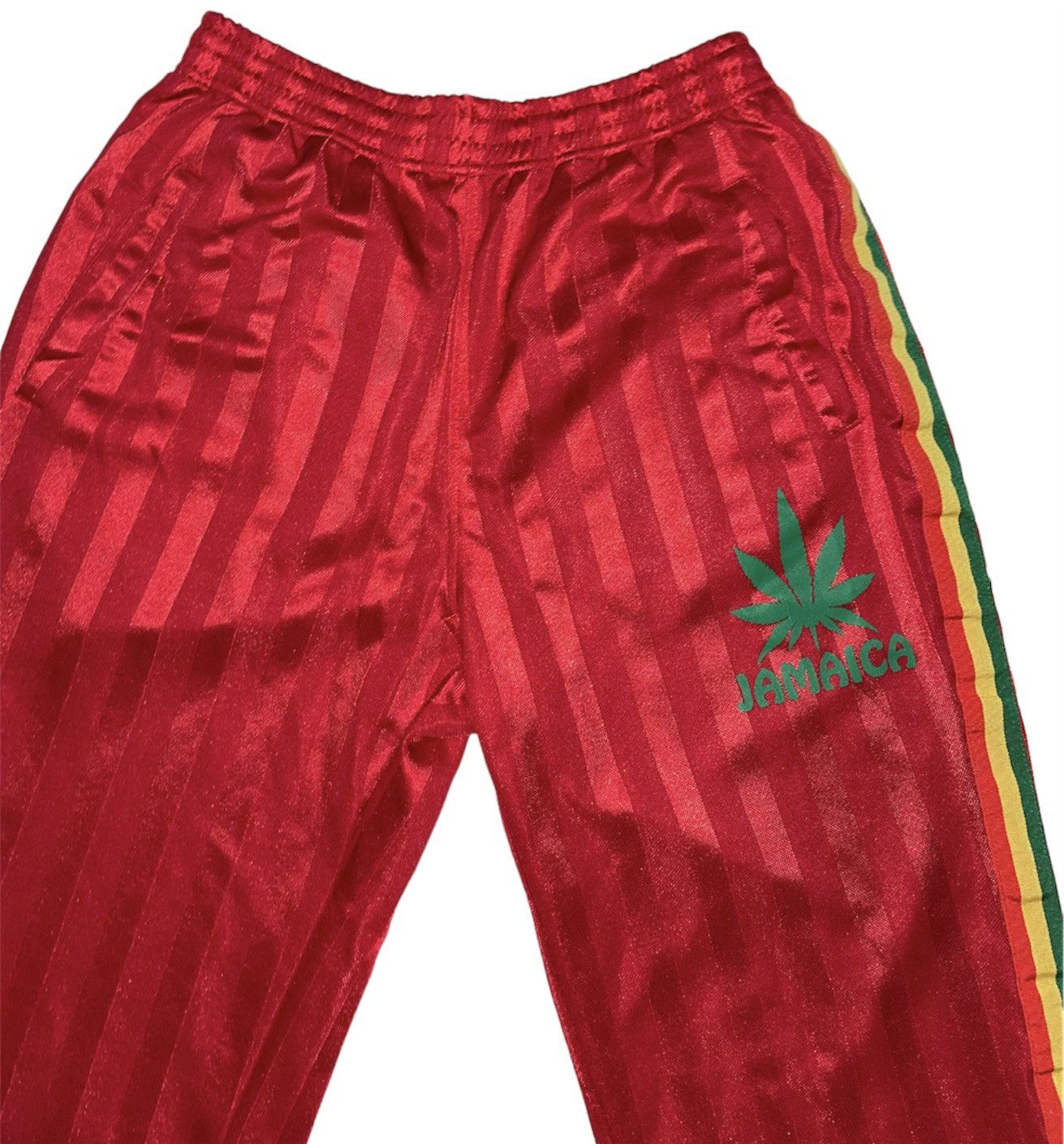 Bob Marley Vintage Bob Marley track Pant Jamaica Rasta marijuana Size US 32 / EU 48 - 2 Thumbnail