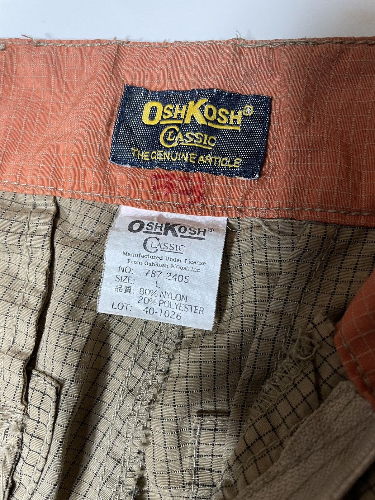 Vintage Vintage Oshkosh wide leg Baggy y2k 90s tactical multi pocket Size US 32 / EU 48 - 7 Thumbnail