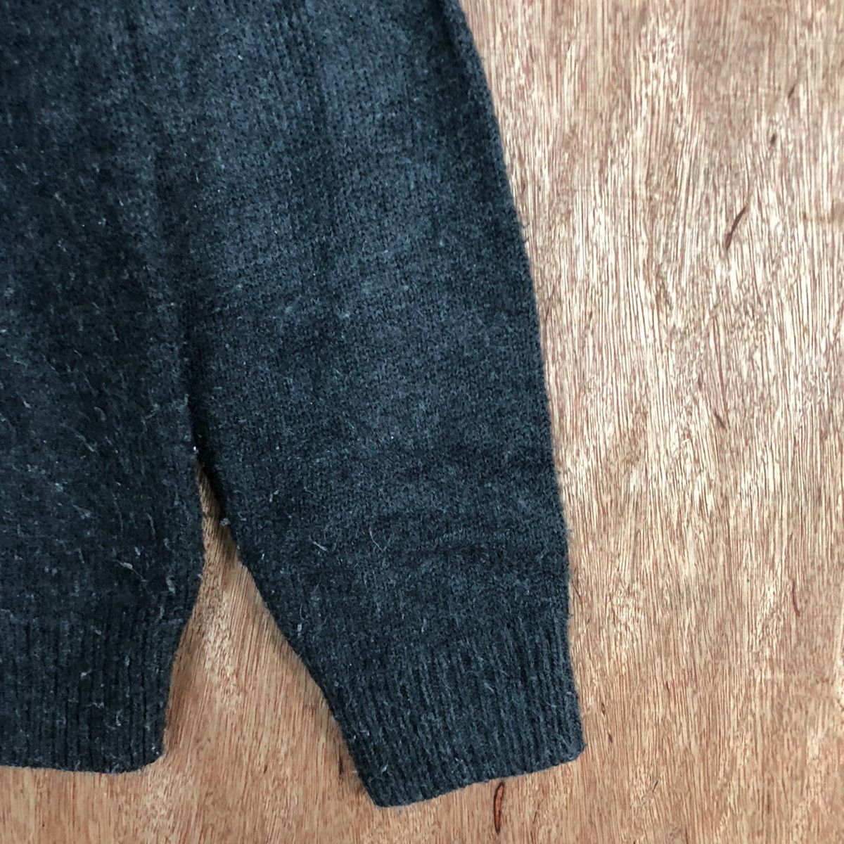 Homespun Knitwear DL Antiqulothes Grey Navajo mohair shaggy Knitwear #c750 Size US S / EU 44-46 / 1 - 4 Thumbnail