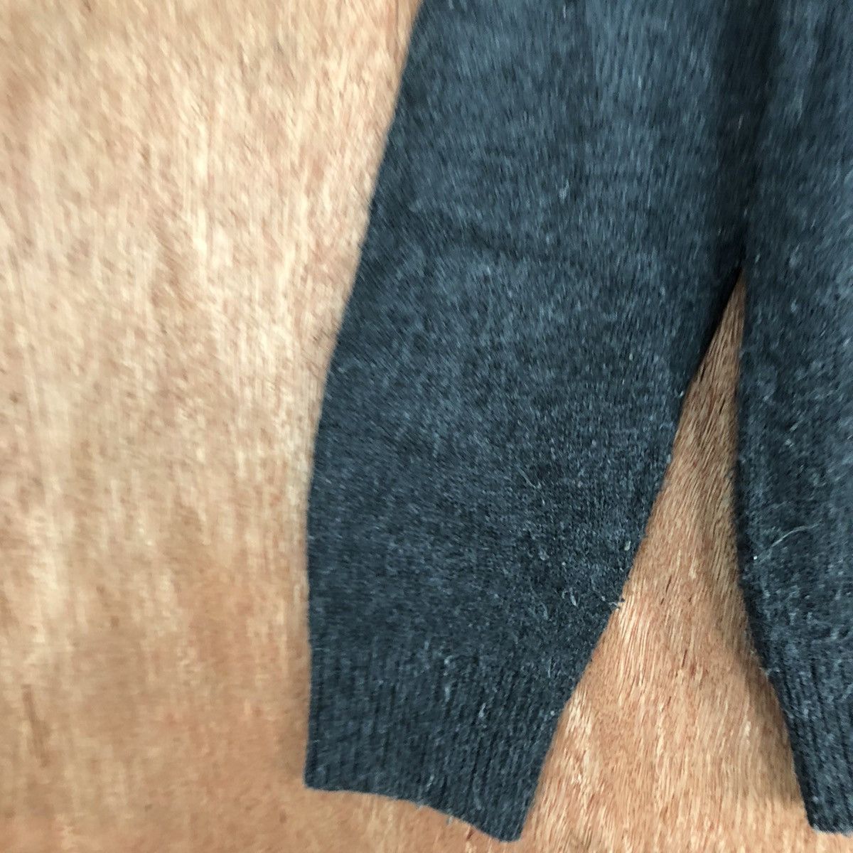 Homespun Knitwear DL Antiqulothes Grey Navajo mohair shaggy Knitwear #c750 Size US S / EU 44-46 / 1 - 6 Thumbnail