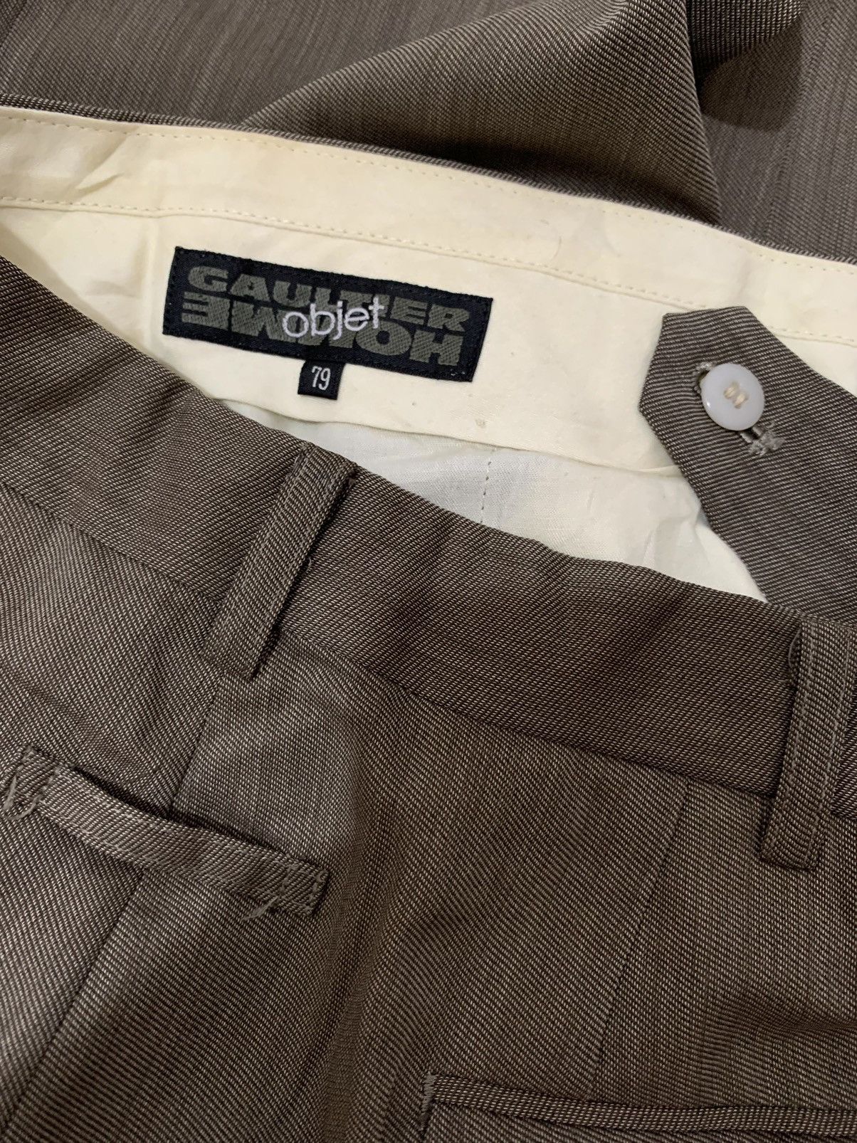 Jean Paul Gaultier Vintage Jean paul gaultier homme objet pleated trousers pant Size US 30 / EU 46 - 3 Thumbnail